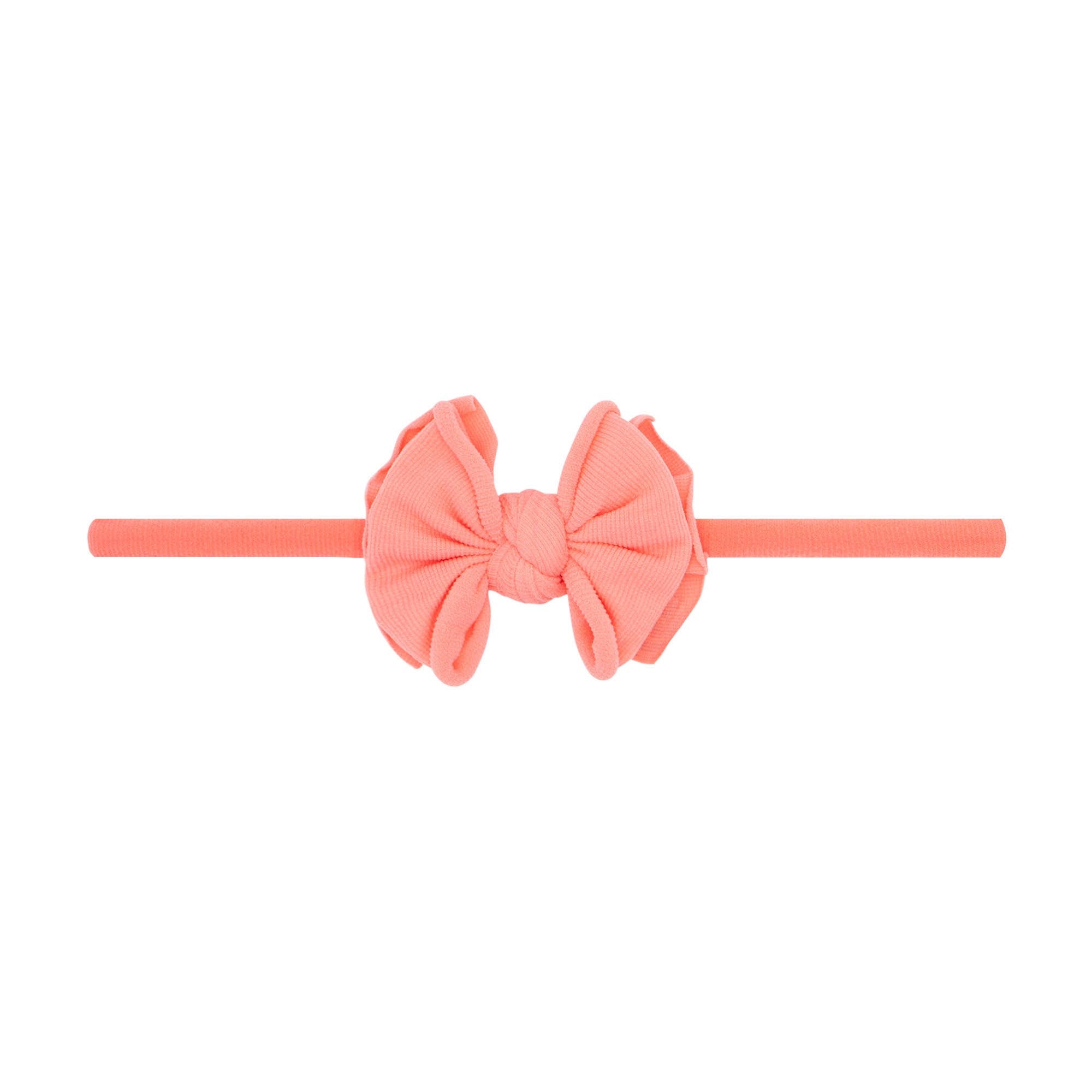 Baby Bling® Baby FAB® Skinny soft nylon bow headband