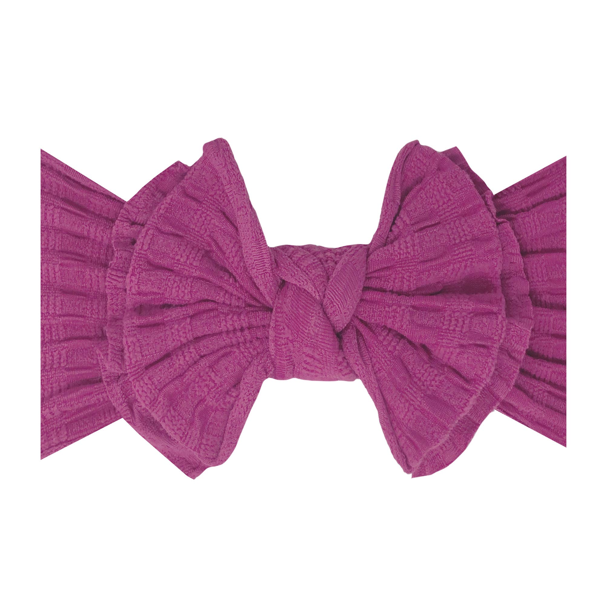 Baby Bling® Waffle FAB® textured soft nylon bow headband