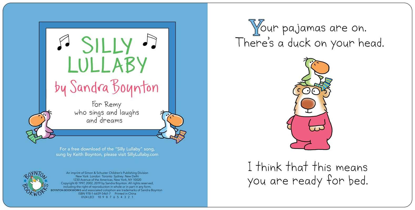 Silly Lullaby by Sandra Boynton