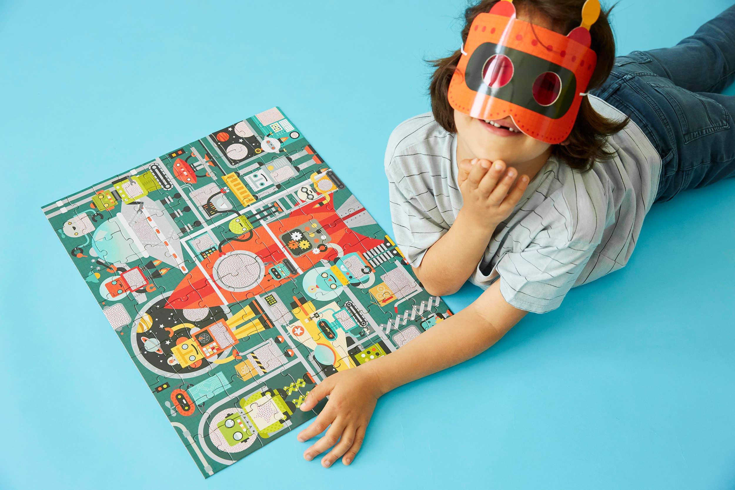 Robot Factory 100-Piece Decoder Puzzle