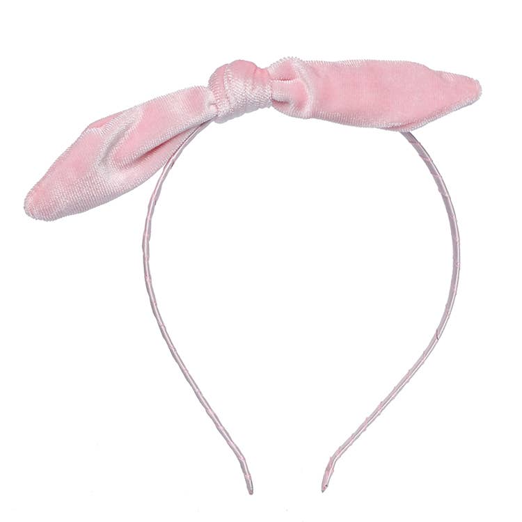 Velvet Bow Headband
