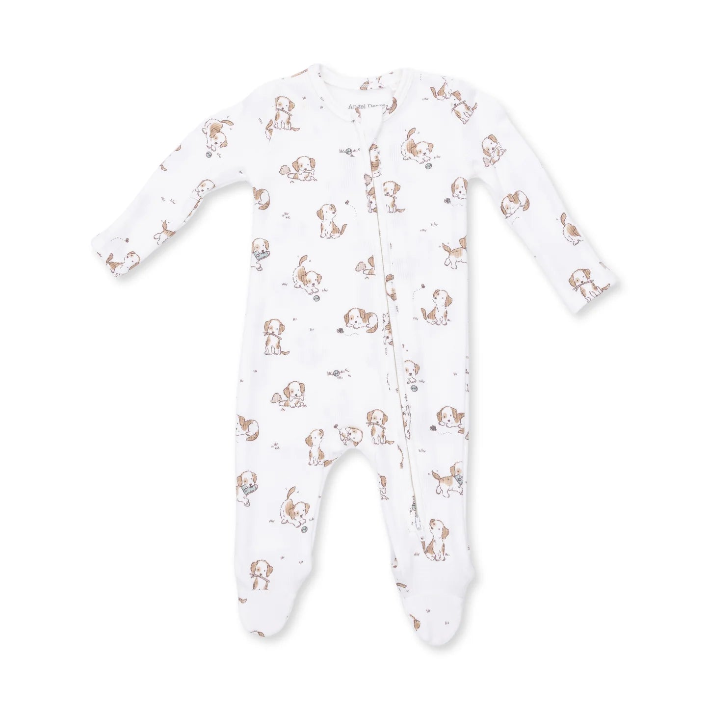 2 Way Zipper Footie - Explorer Puppy
