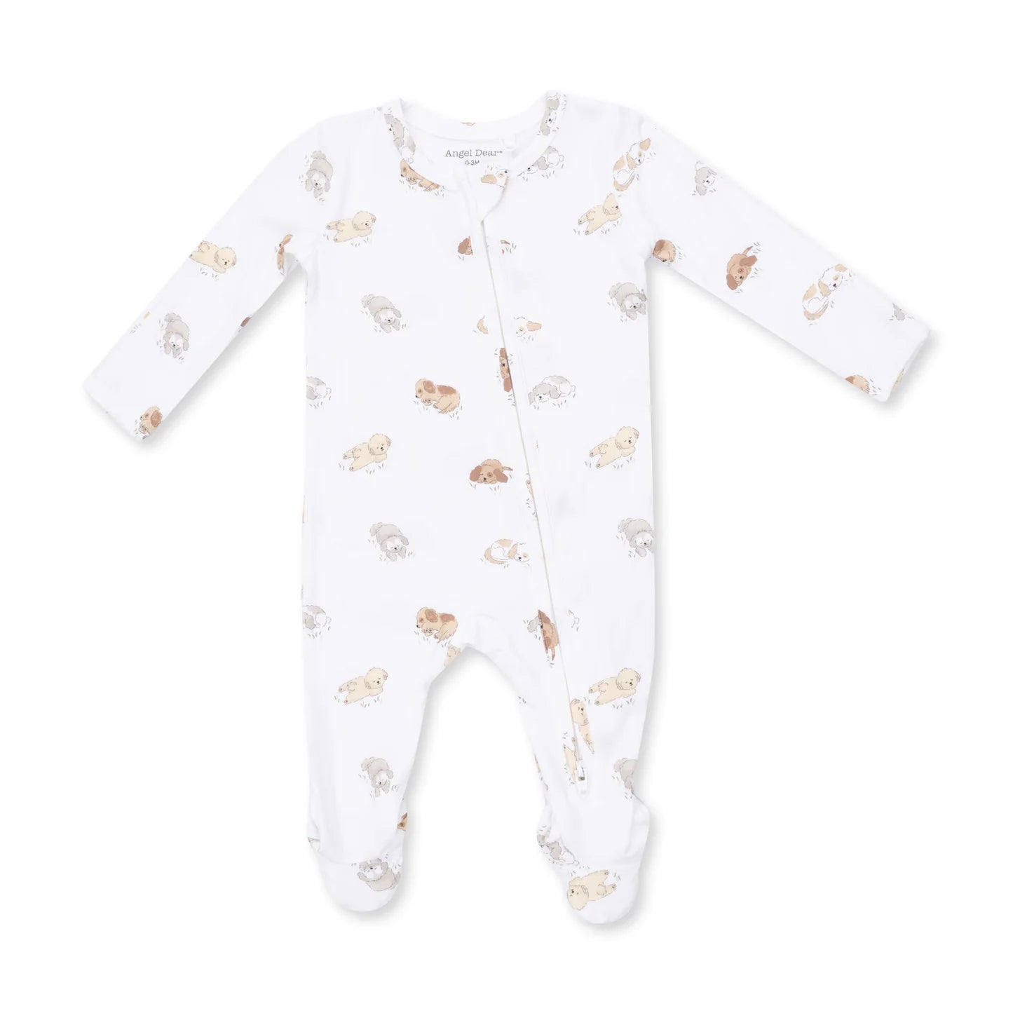 2 Way Zipper Footie - Puppy Snuggle Club