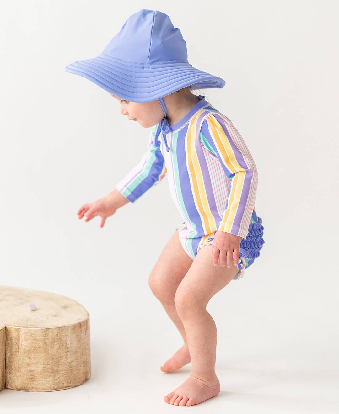 Girls Periwinkle Blue Swim Hat