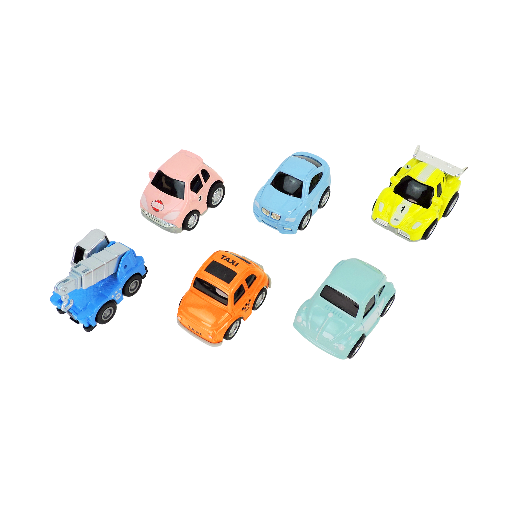 Rollin’ Large Diecast Pull-Back Vehicle Tower Display