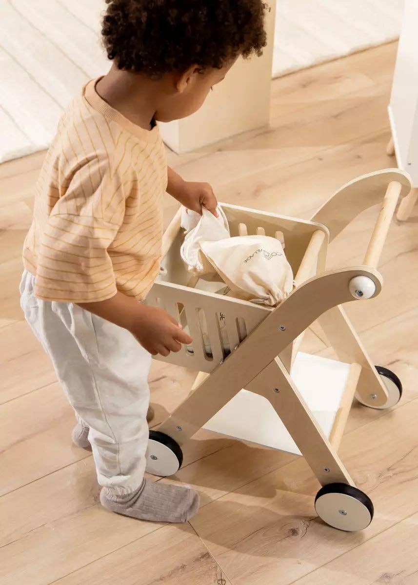 Wooden Shopping Cart