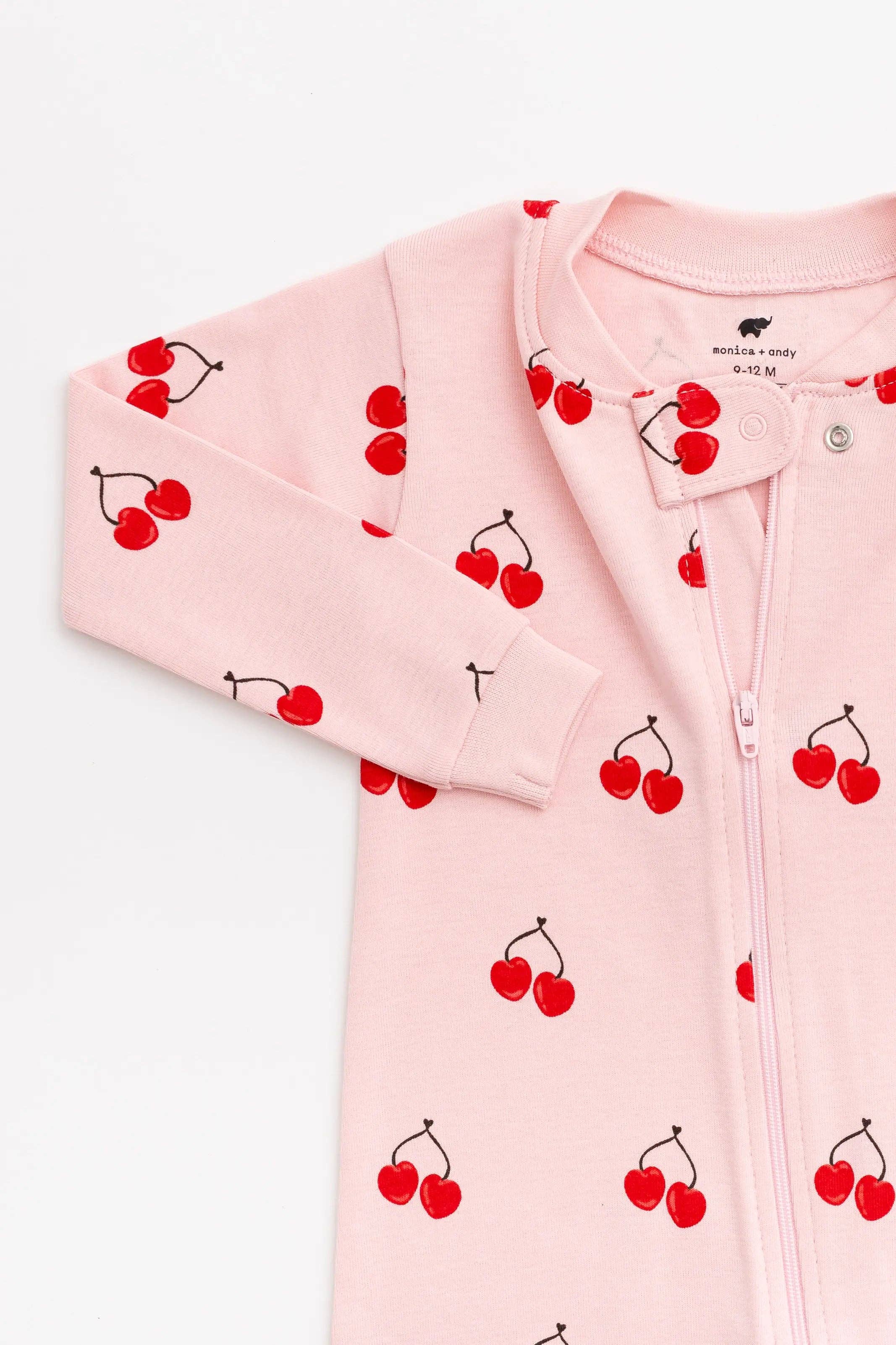One-Piece Baby Pajamas_Cherry in Love