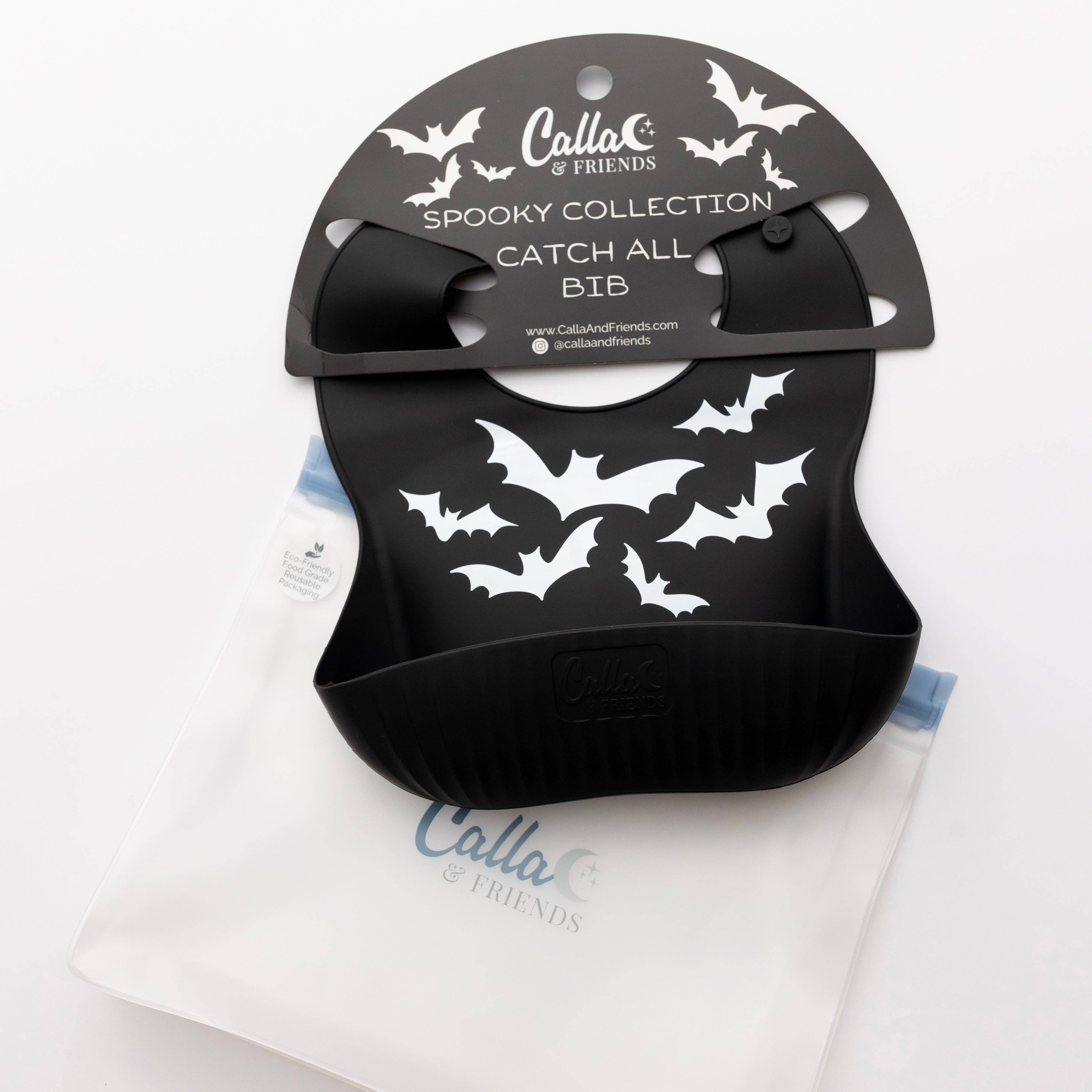 Spooky Collection Catch All Bib - Bats