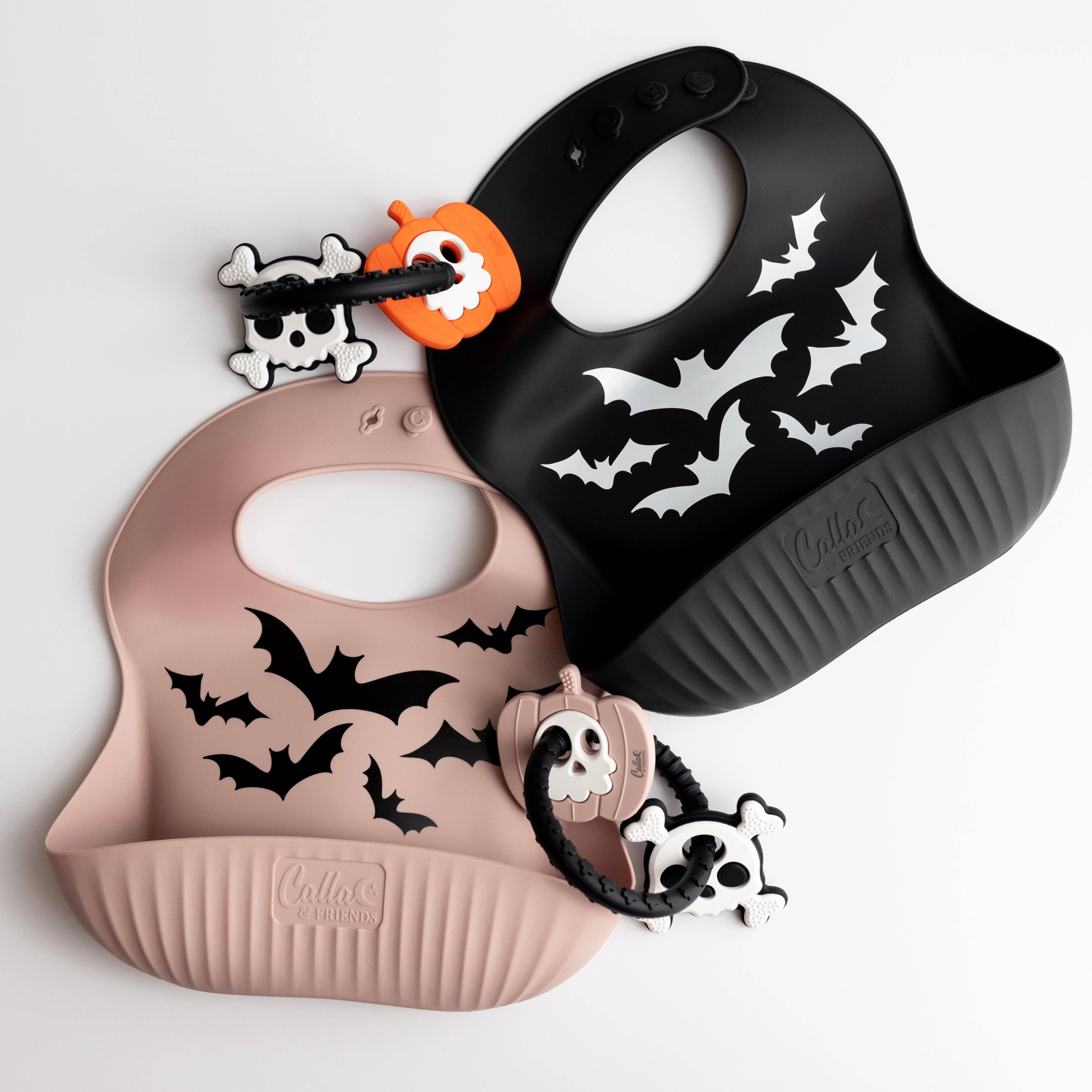 Spooky Collection Catch All Bib - Bats