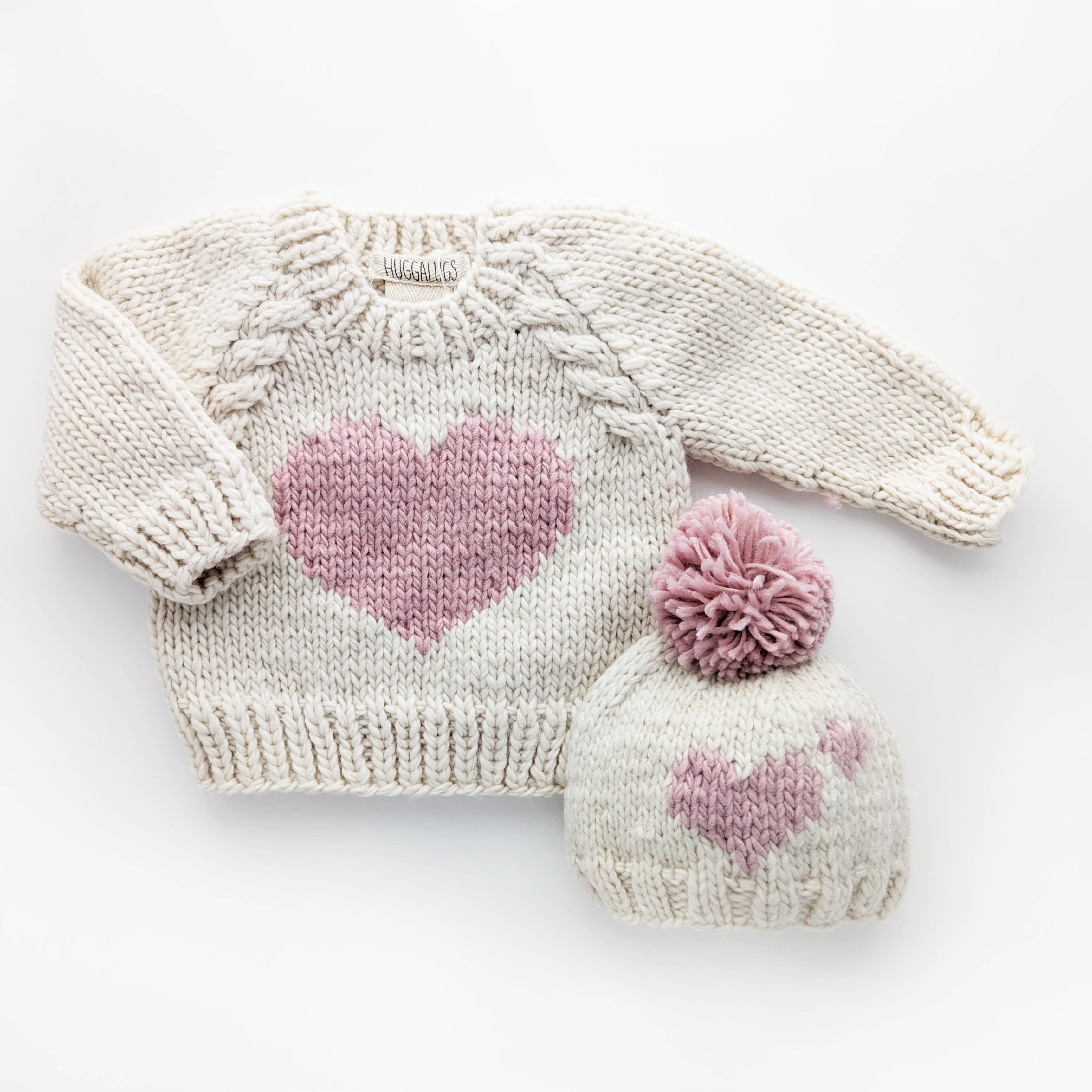 Sweetheart Crew Neck Sweater Baby & Toddler