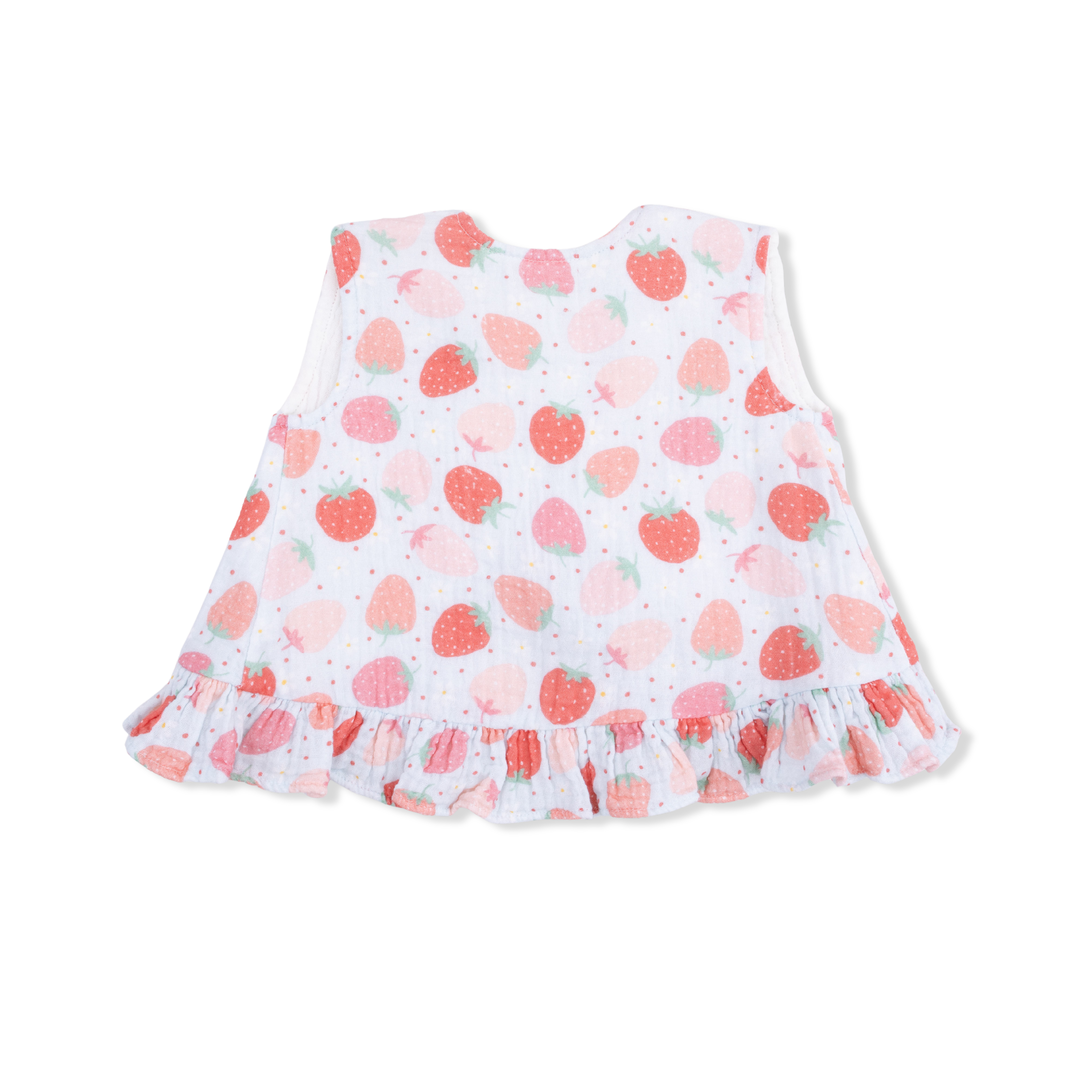 Strawberry Bliss - Ruffle Back Top & Bloomer