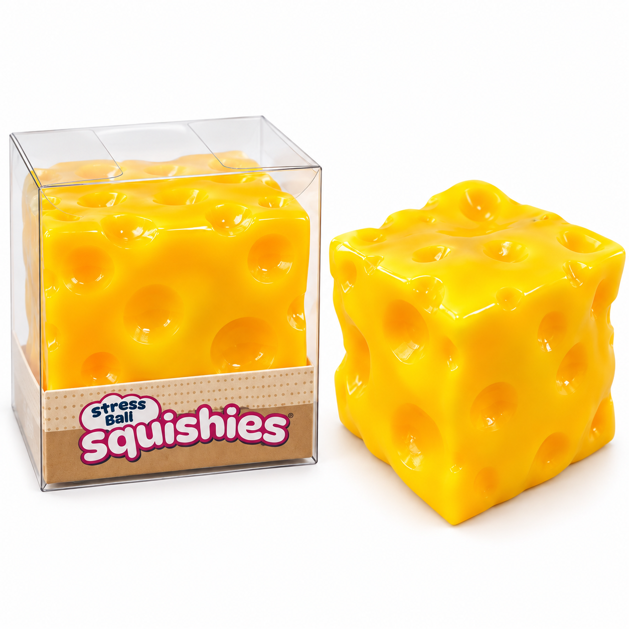 Cheese Block Vaseline Squishy®, 6 pack