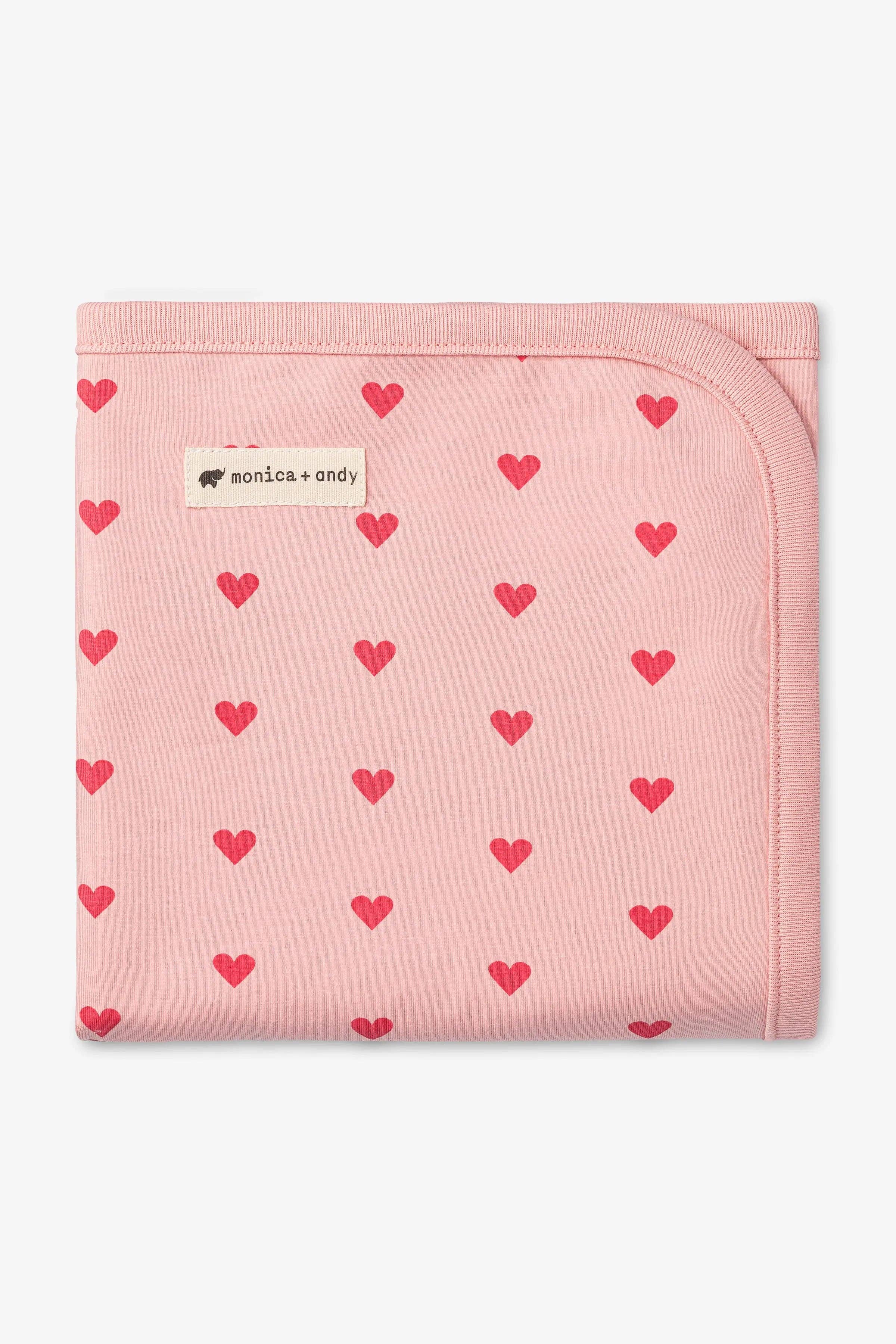 Coming Home Baby Blanket_Pink Hearts
