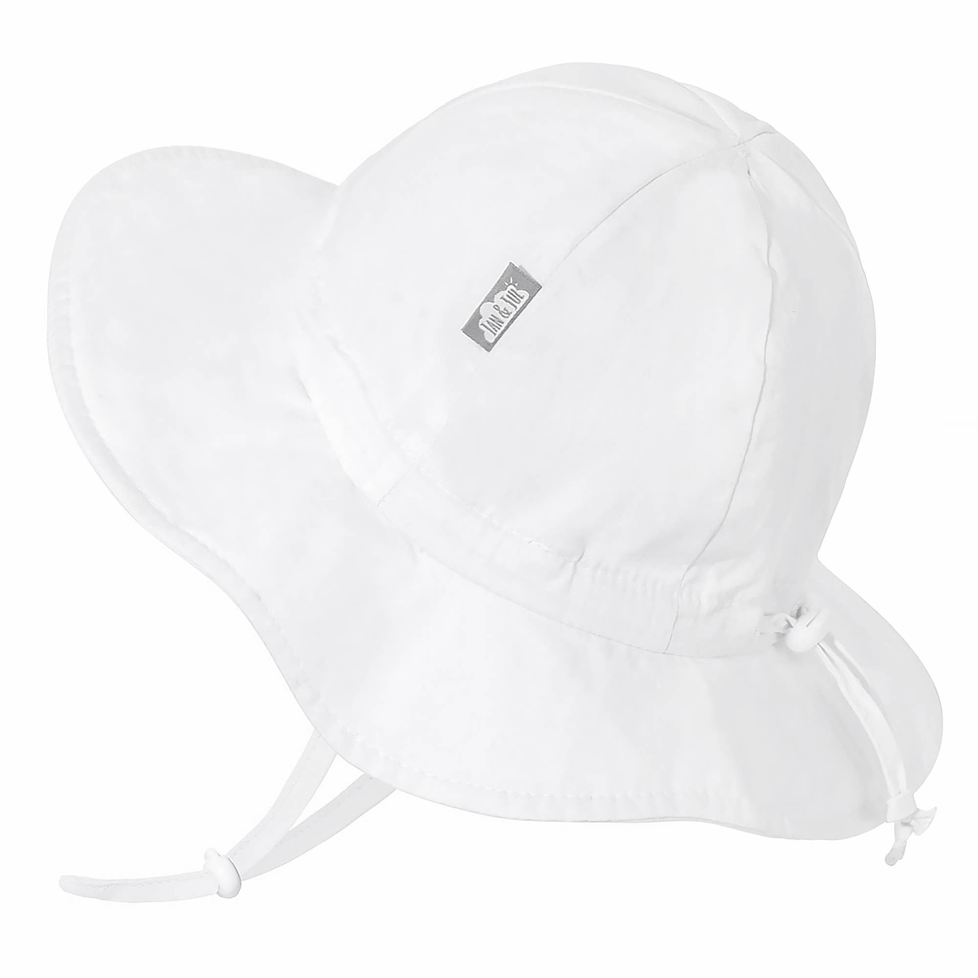 White | Cotton Floppy Sun Hat