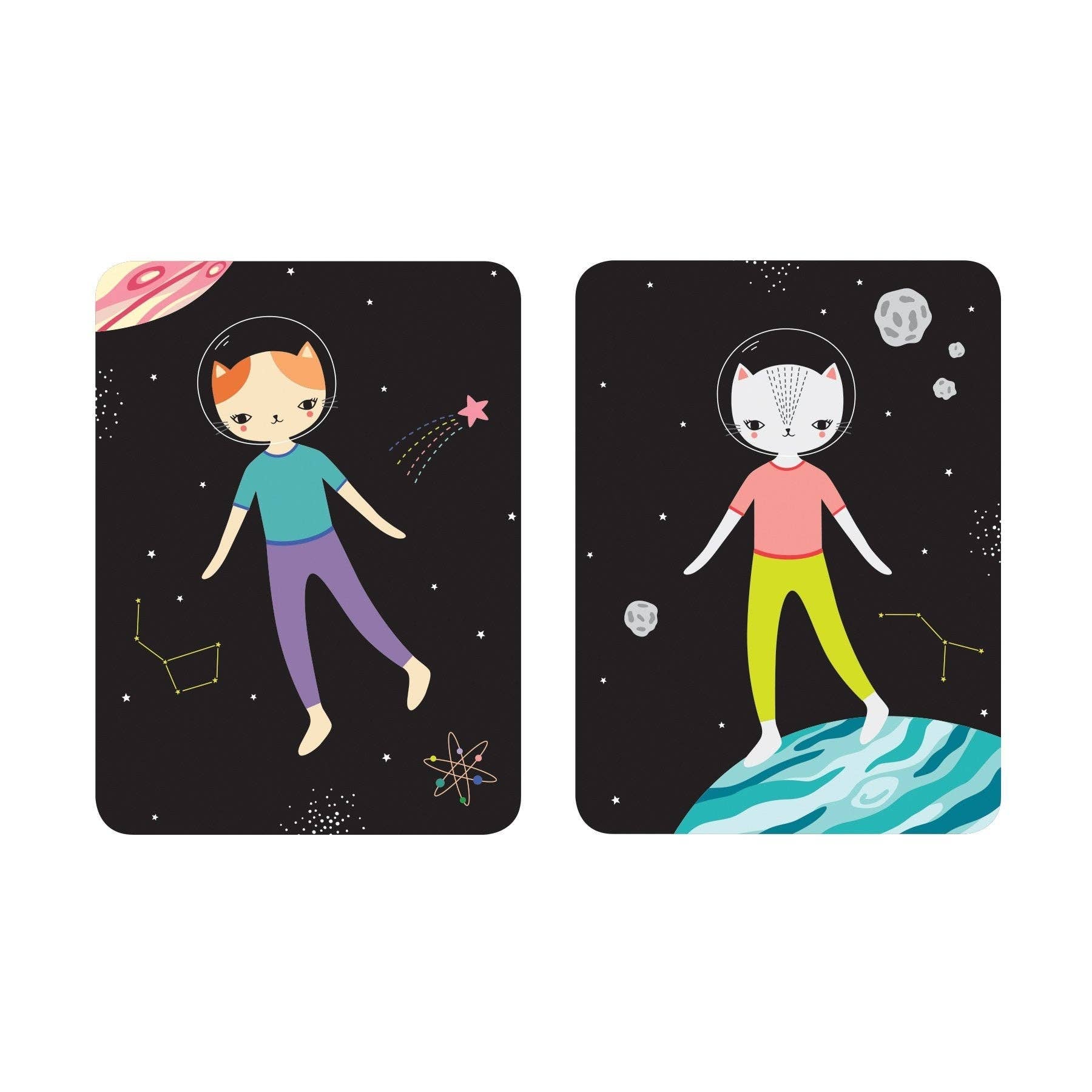 Space Cat Magnetic Tin