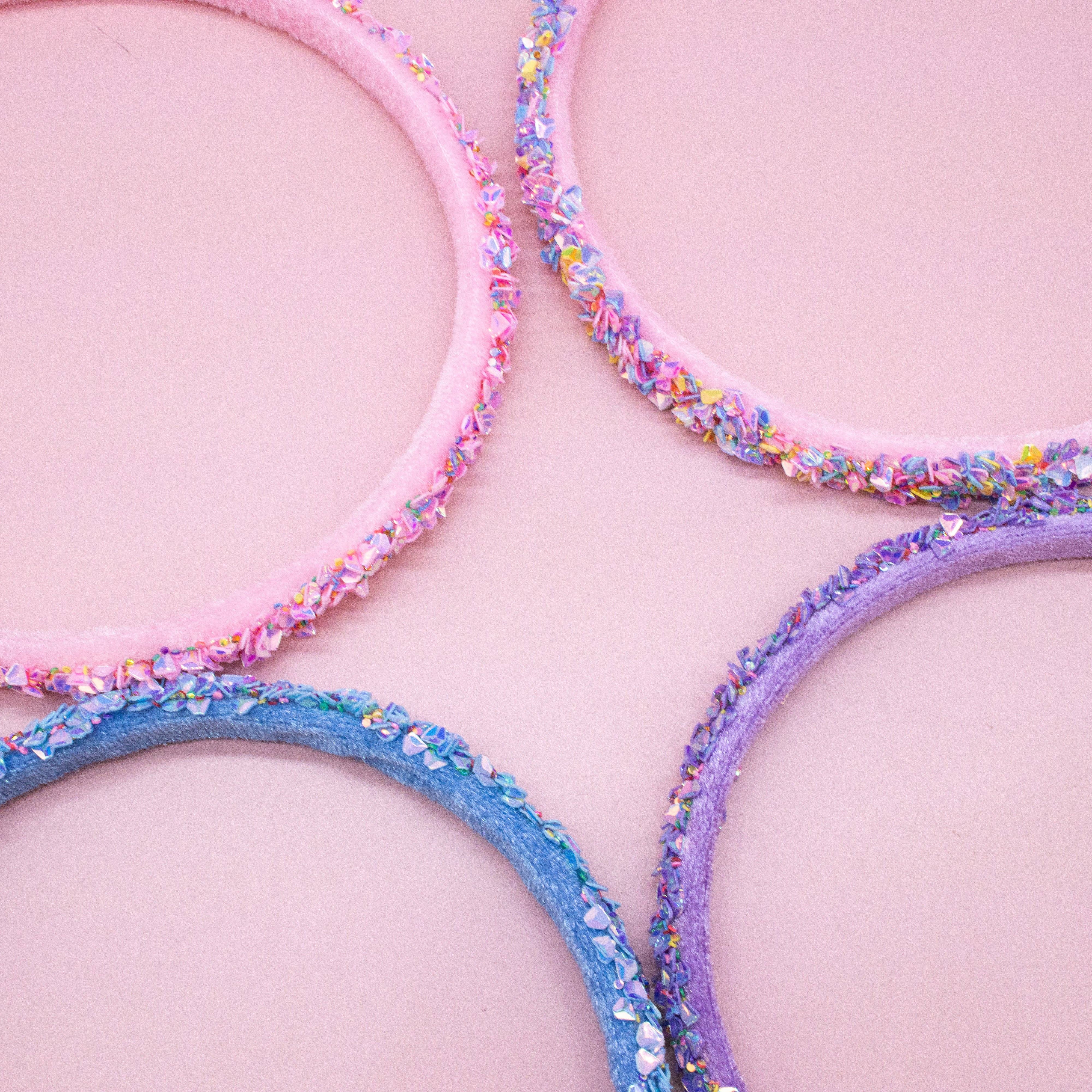 Thin Sequin Headband - Non Slip Hair Accessories for Kids