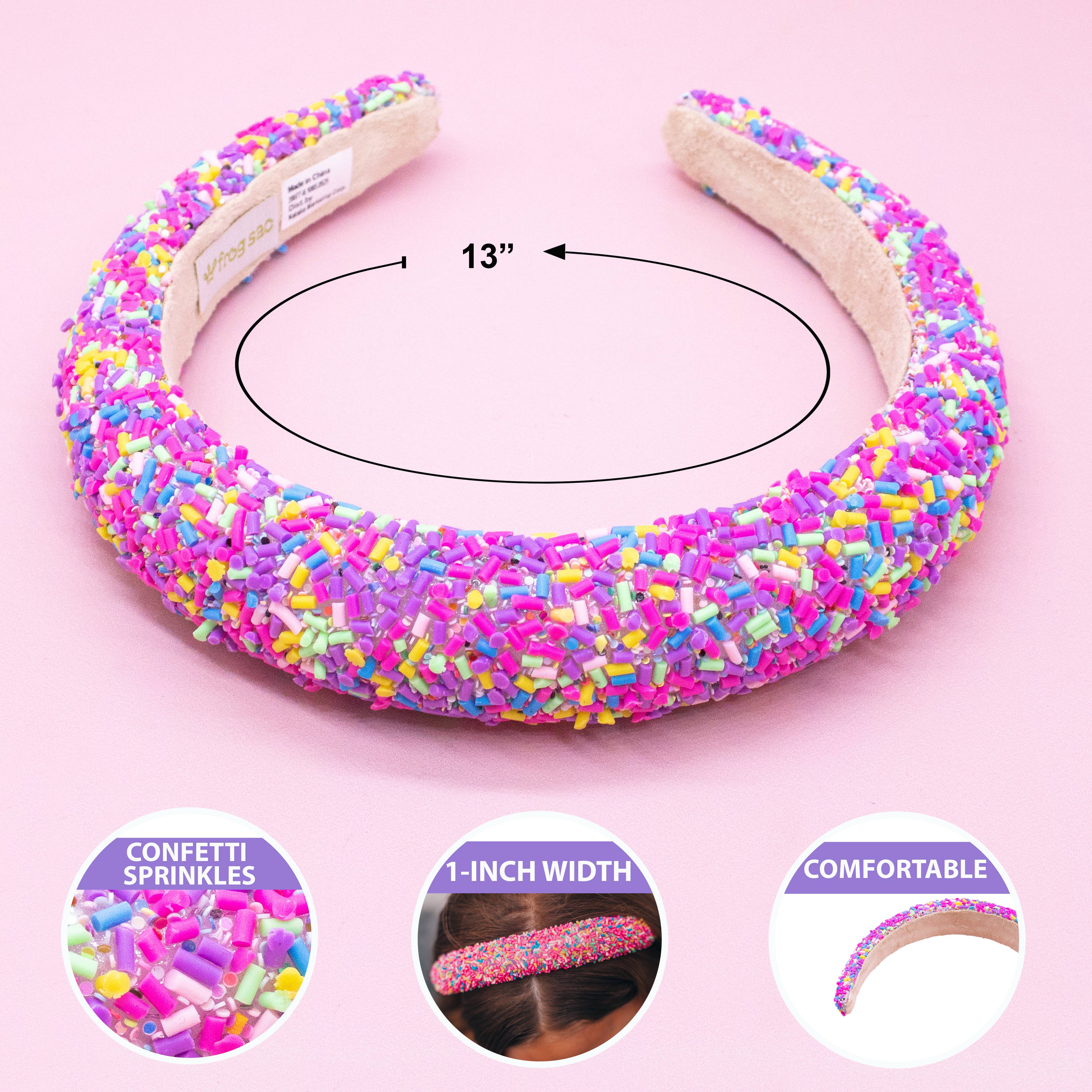 Padded Sprinkles Headband