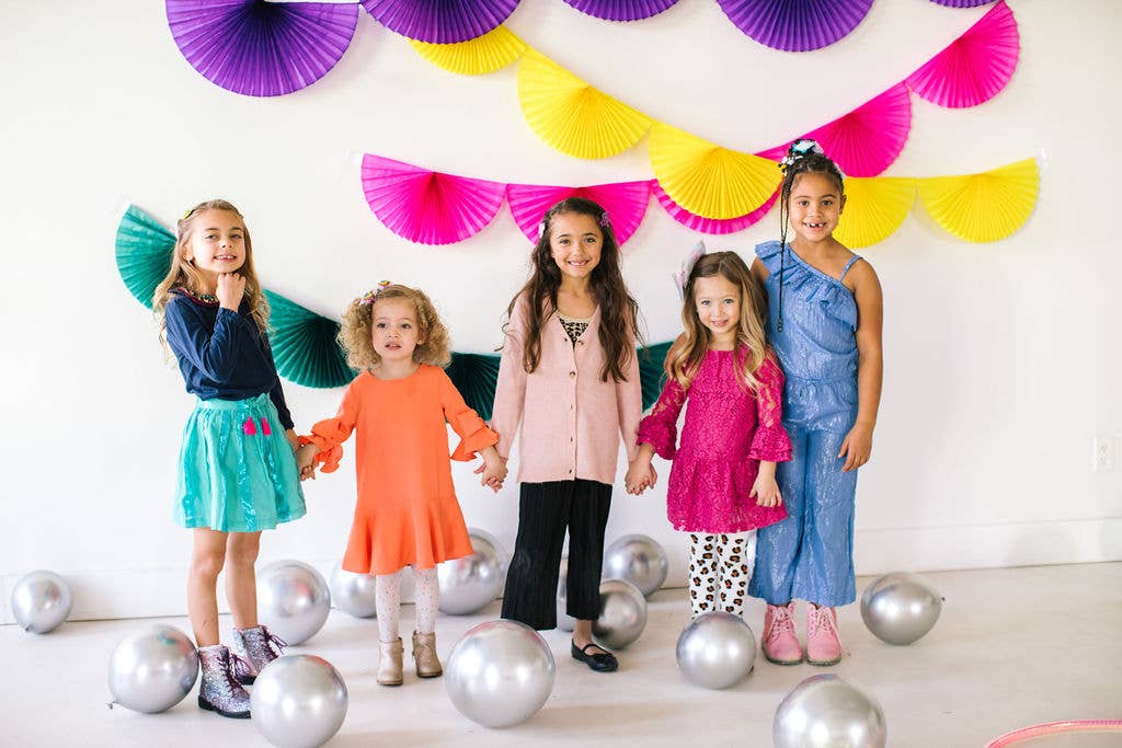 Be Kind and Be Happy Hair Clips - Rainbow