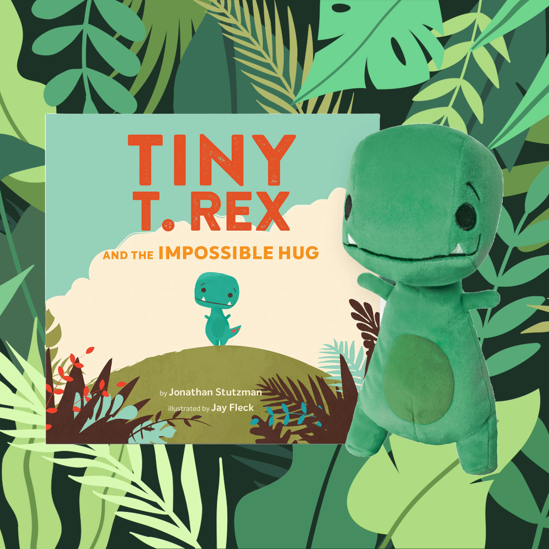 Tiny T. Rex Plush with hardcover book