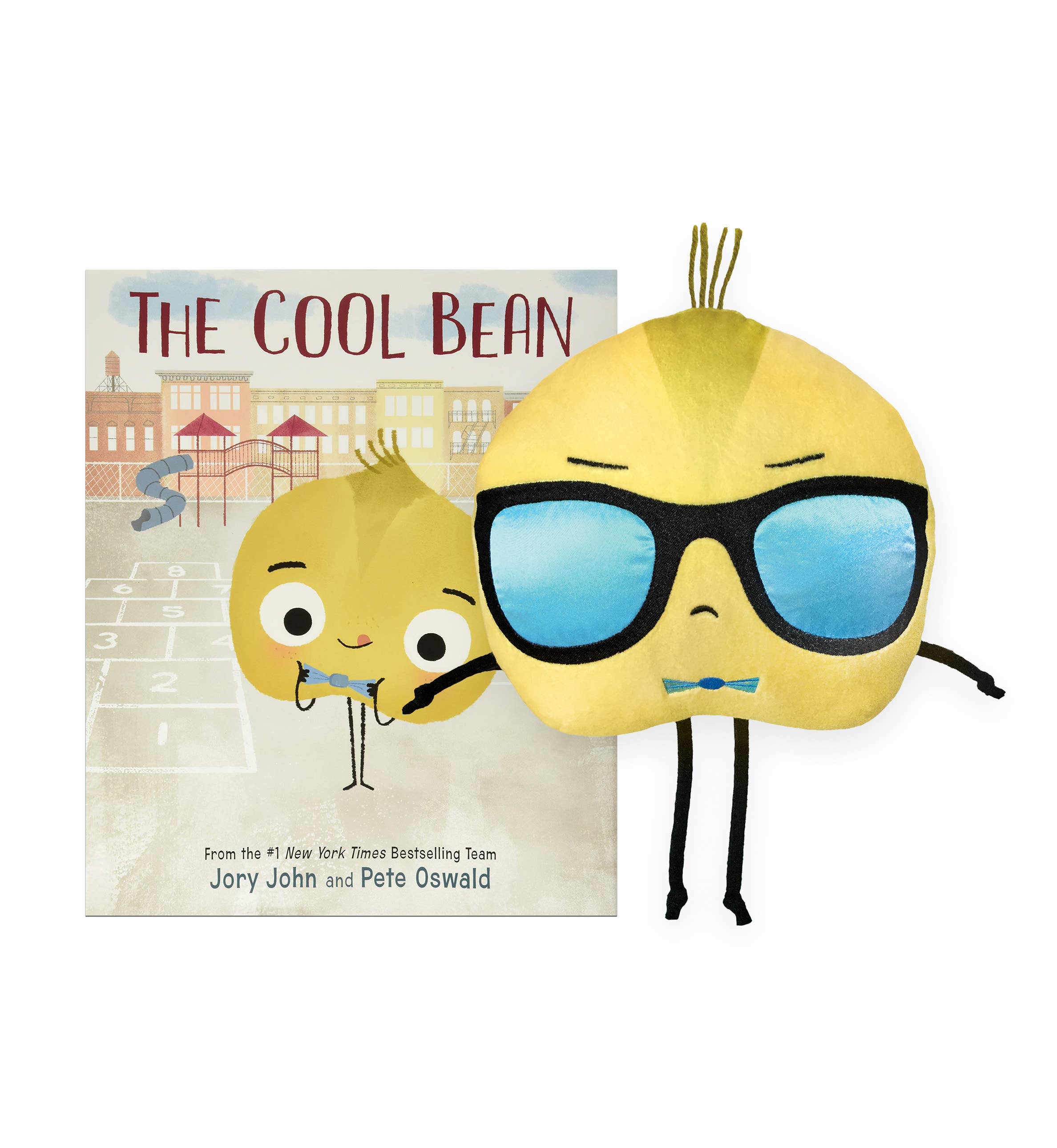 The Cool Bean Flip Plush with hardcover book