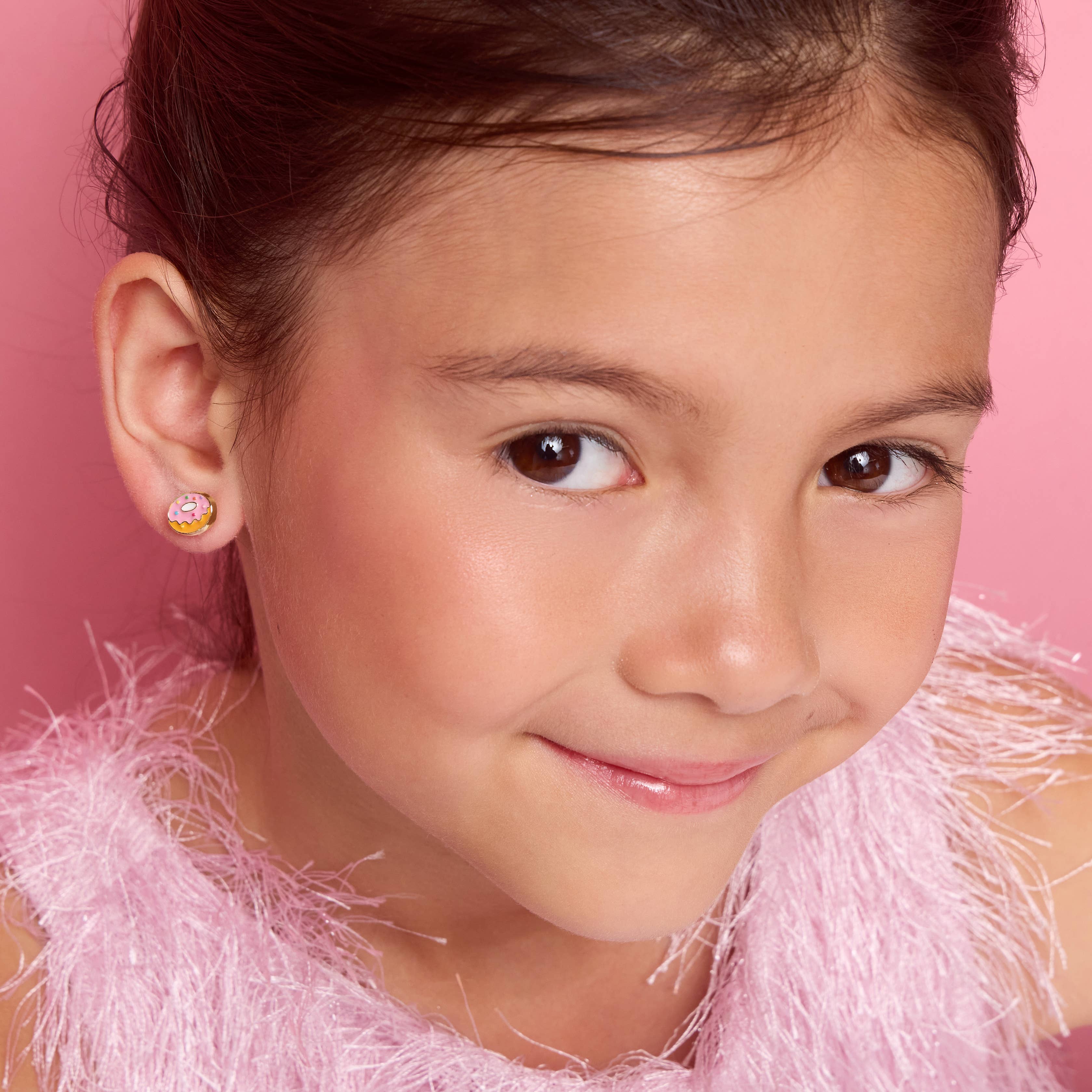 Very Berry Donut | Cutie Stud Earrings | Hypoallergenic