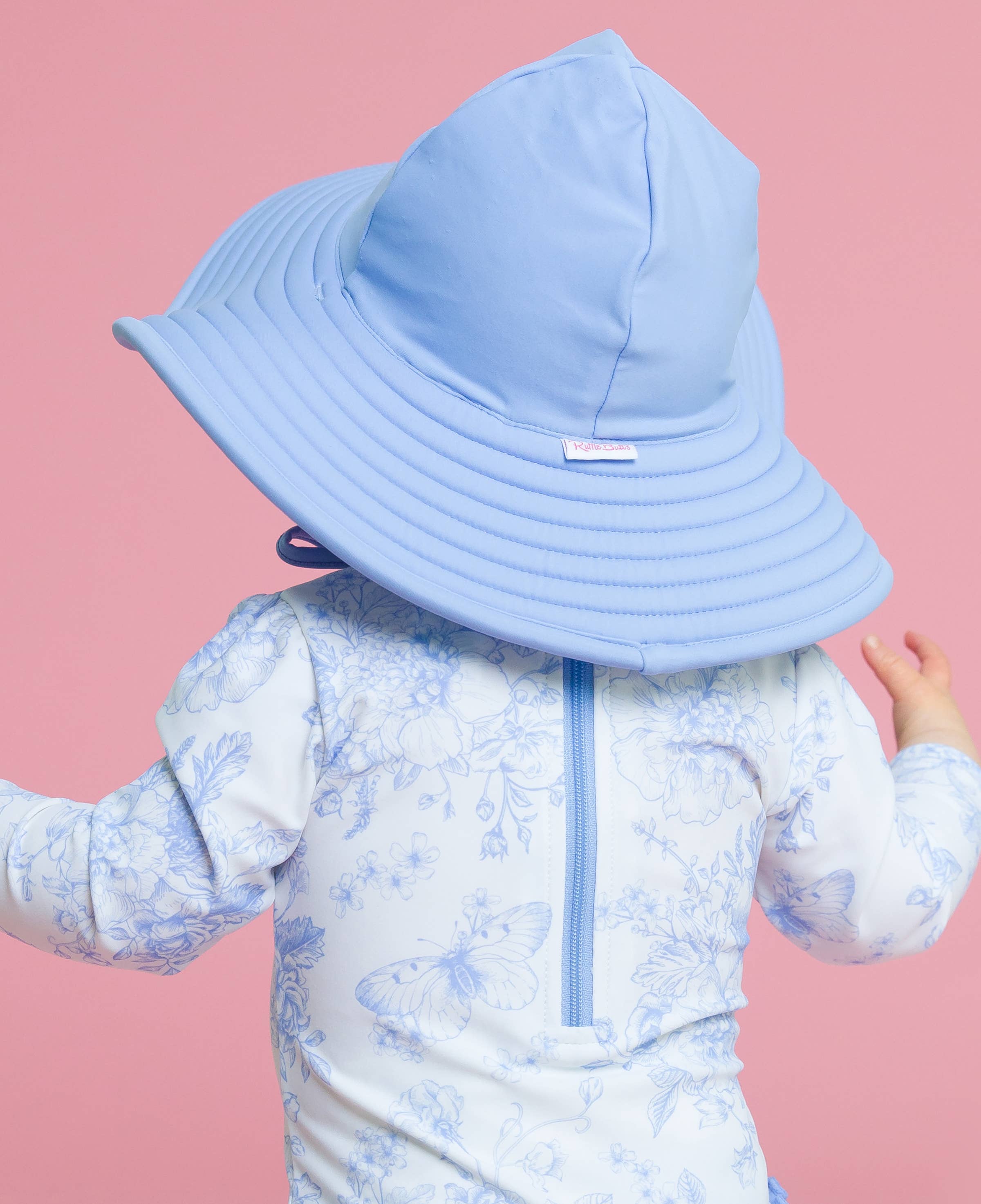 Girls Periwinkle Blue Swim Hat