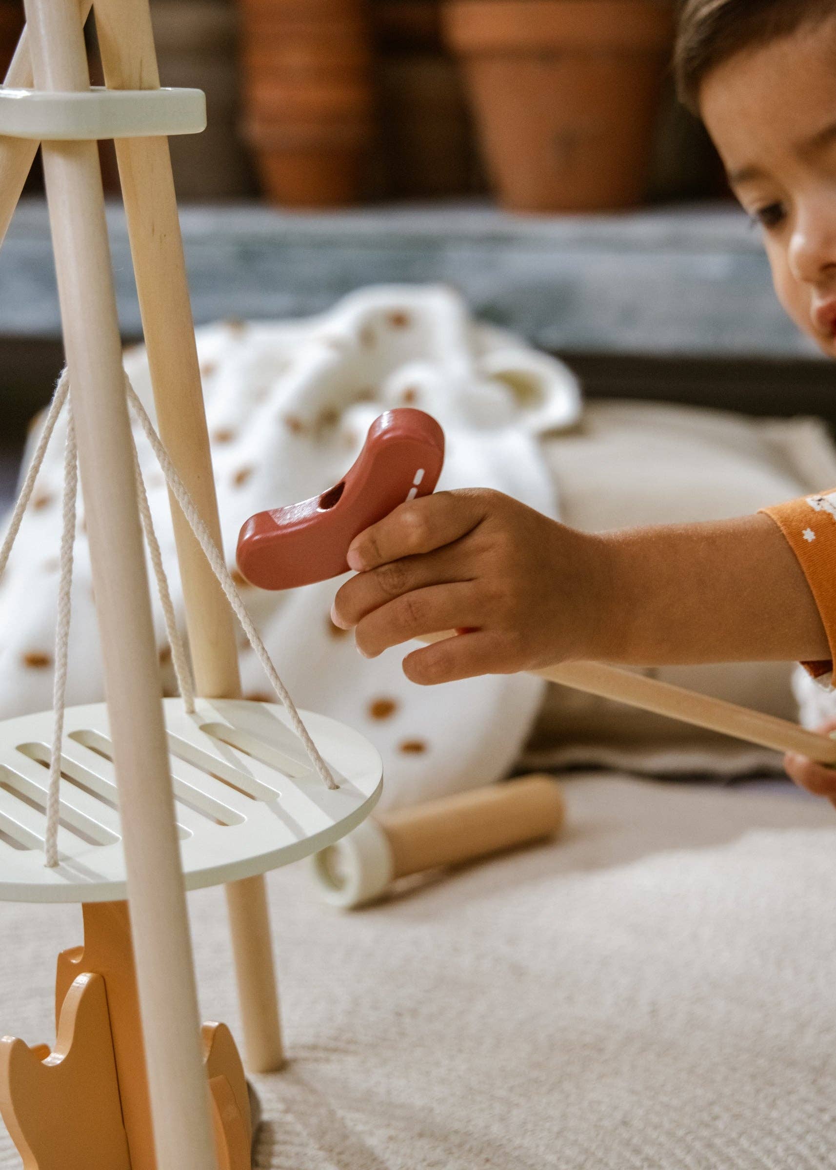Wooden Camping Playset