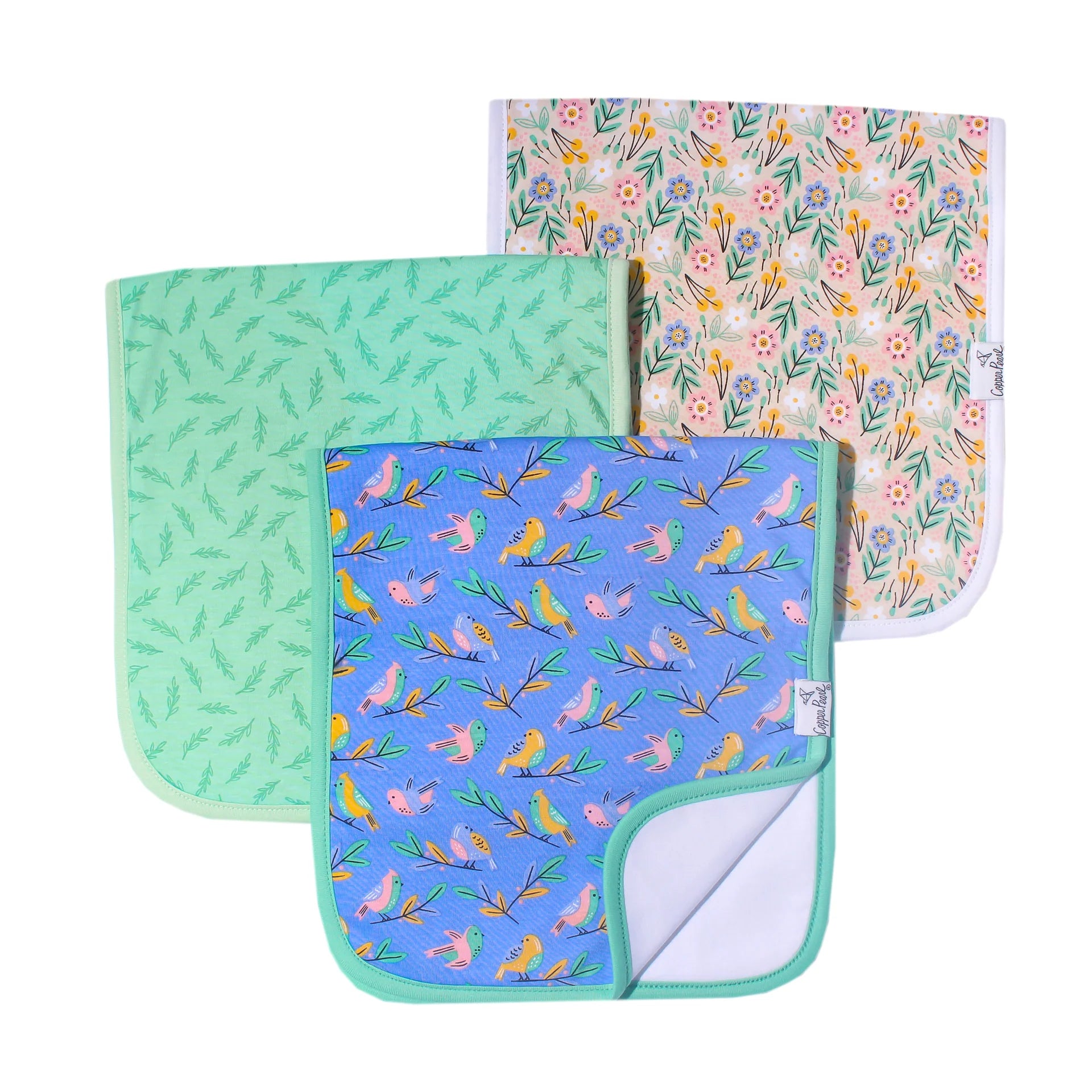 Birdie Burp Cloths