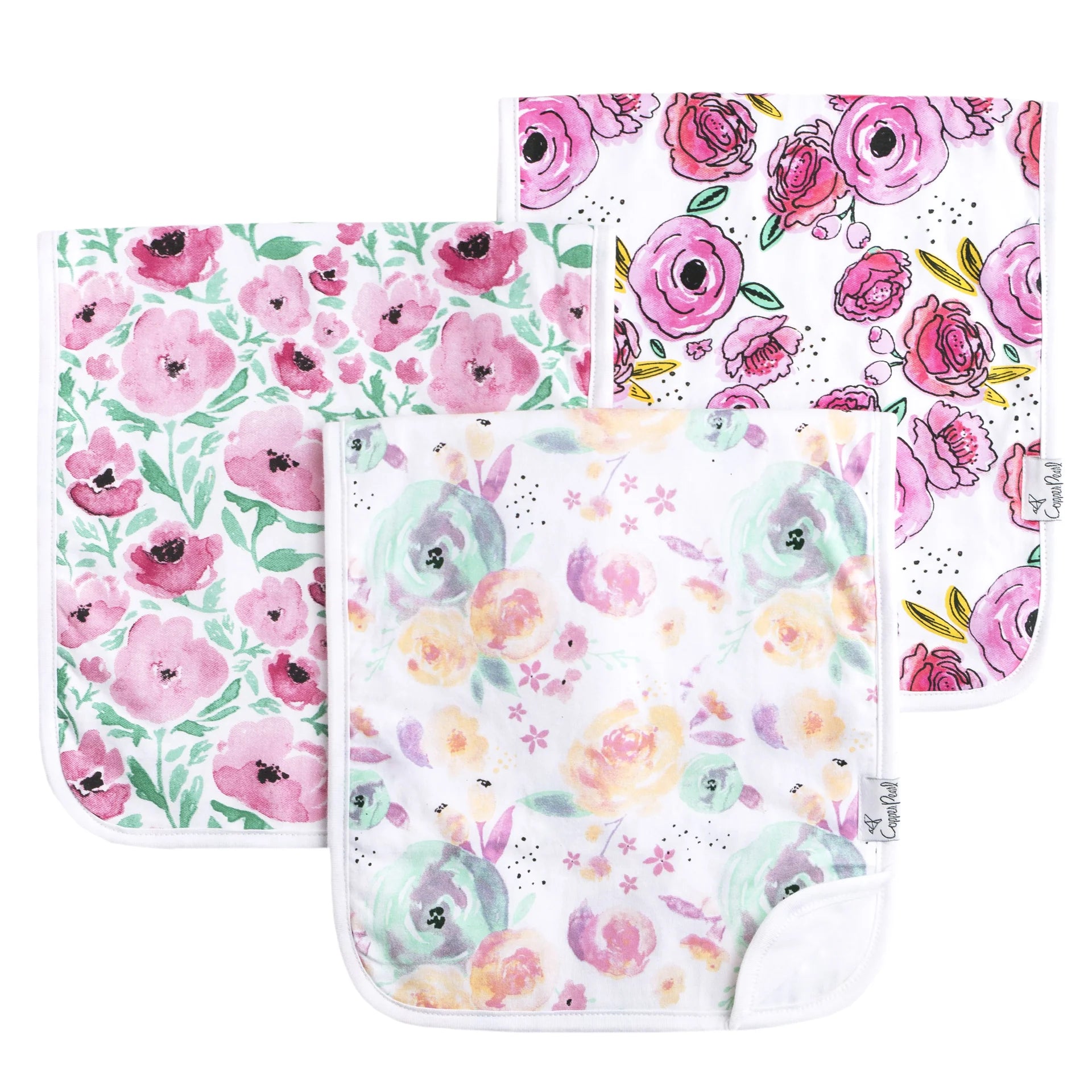 Bloom Burp Cloths