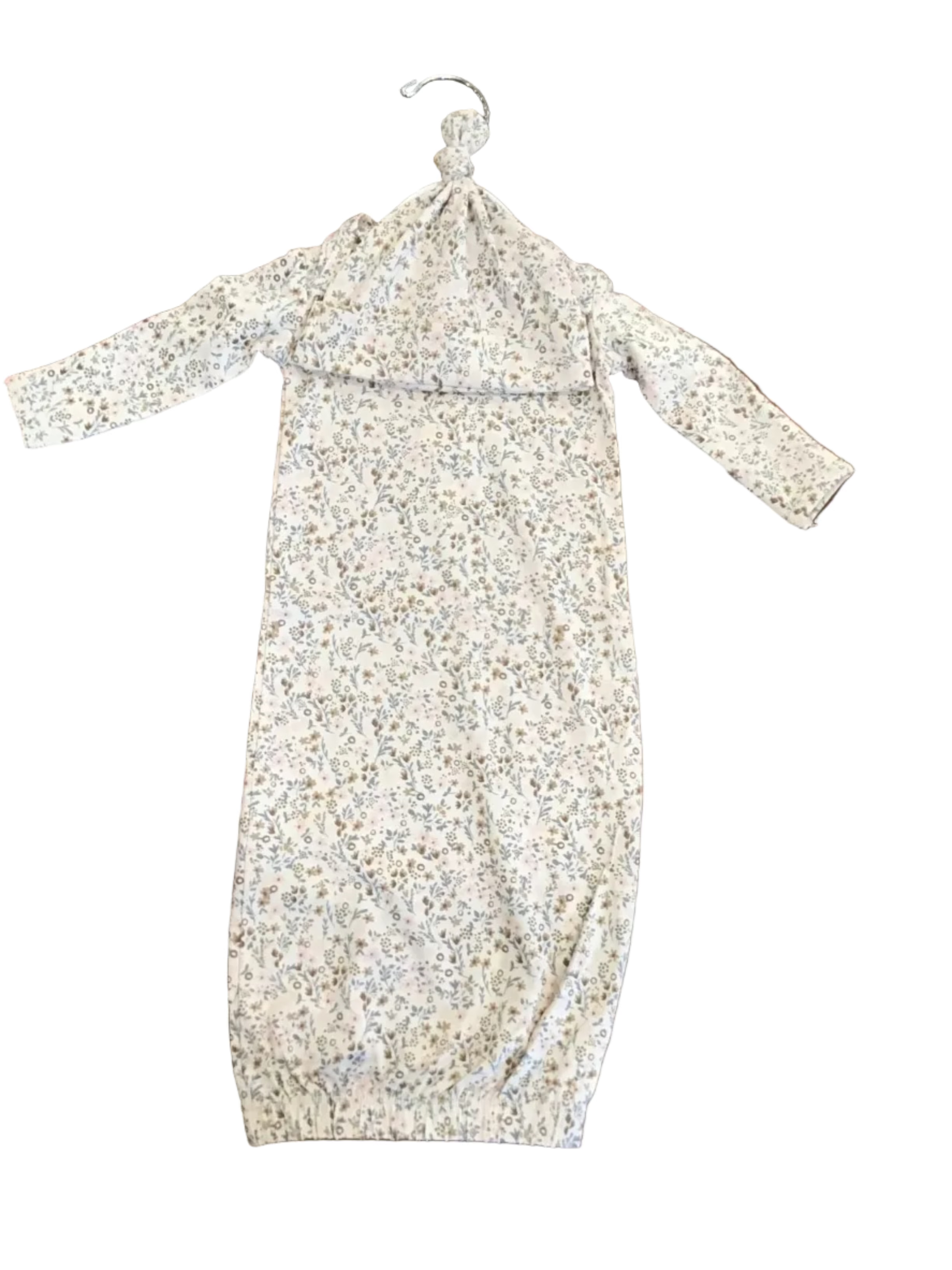 Bamboo Baby Gown and Hat Set || Bloom