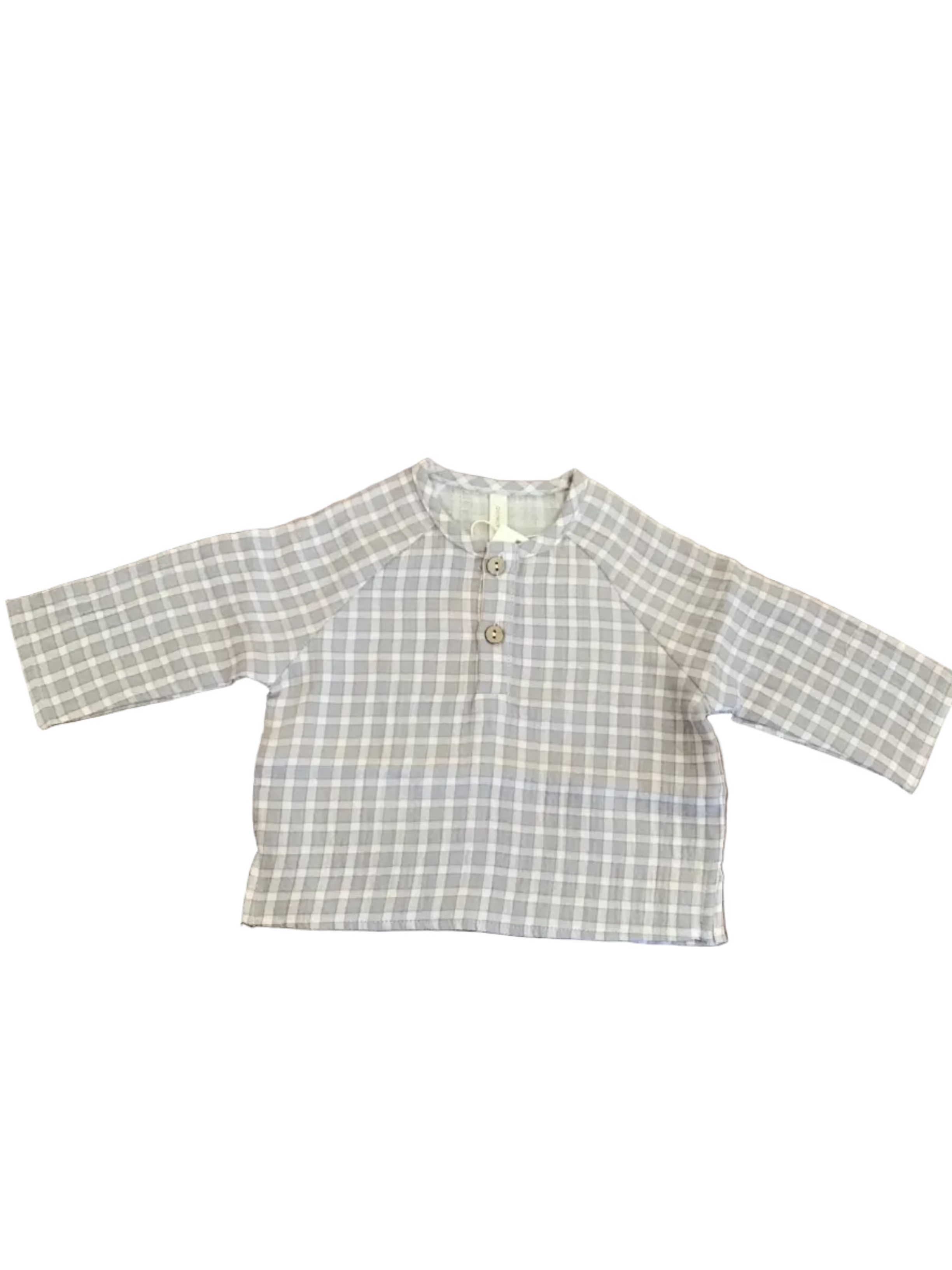 Luca Shirt || Blue Gingham