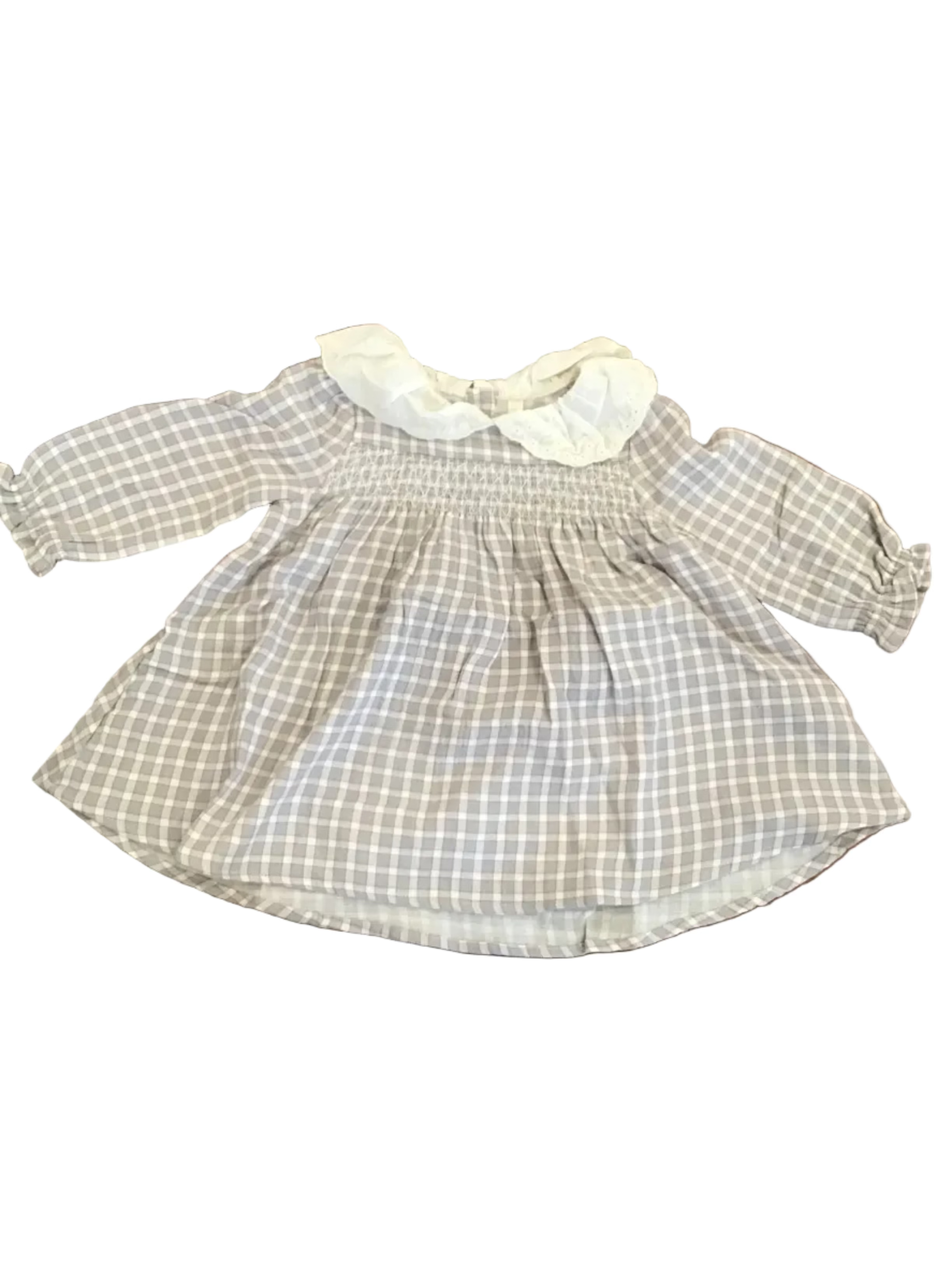 Callie Dress || Blue Gingham