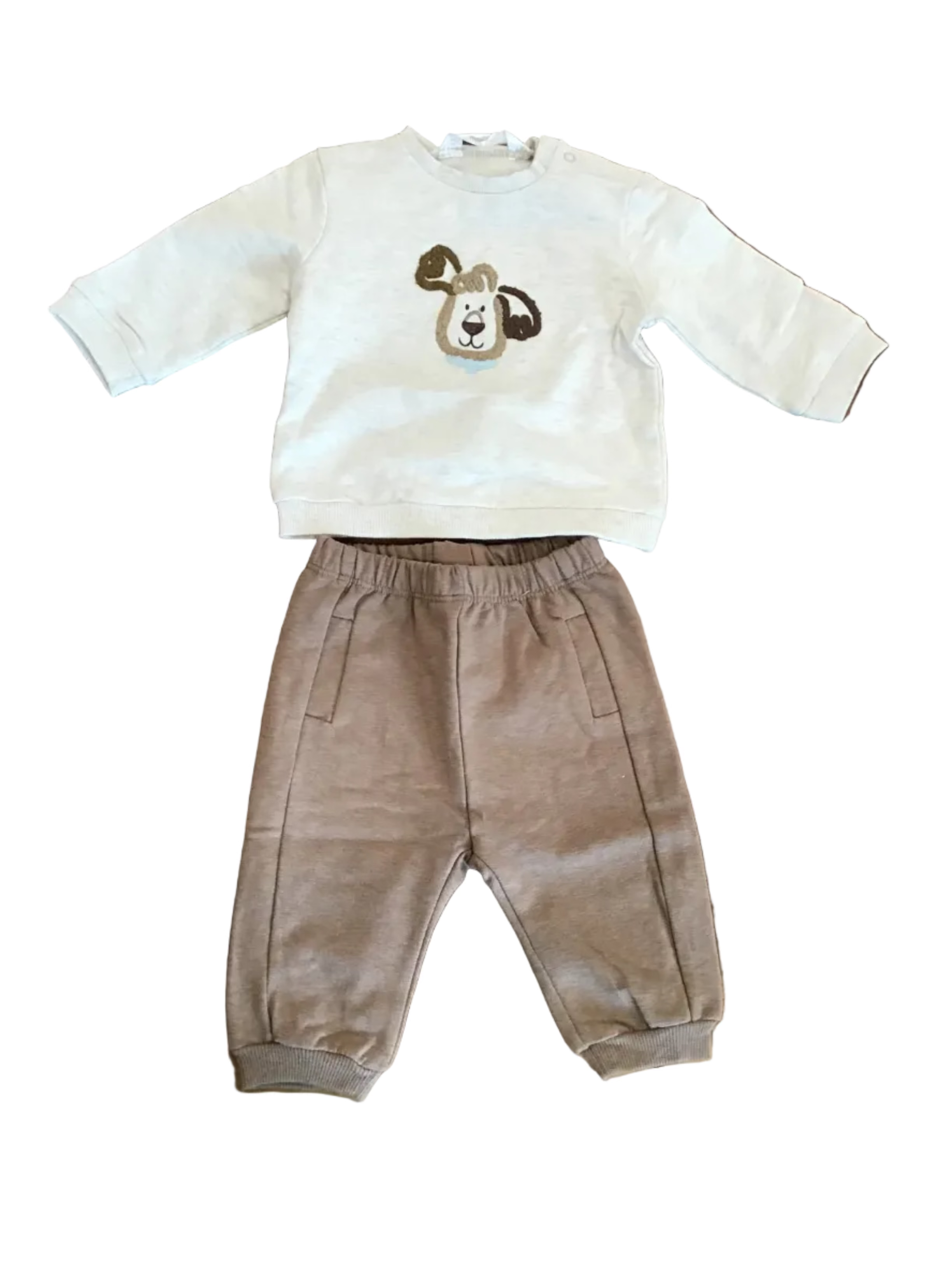 Brown Dog Crewneck and Sweatpants