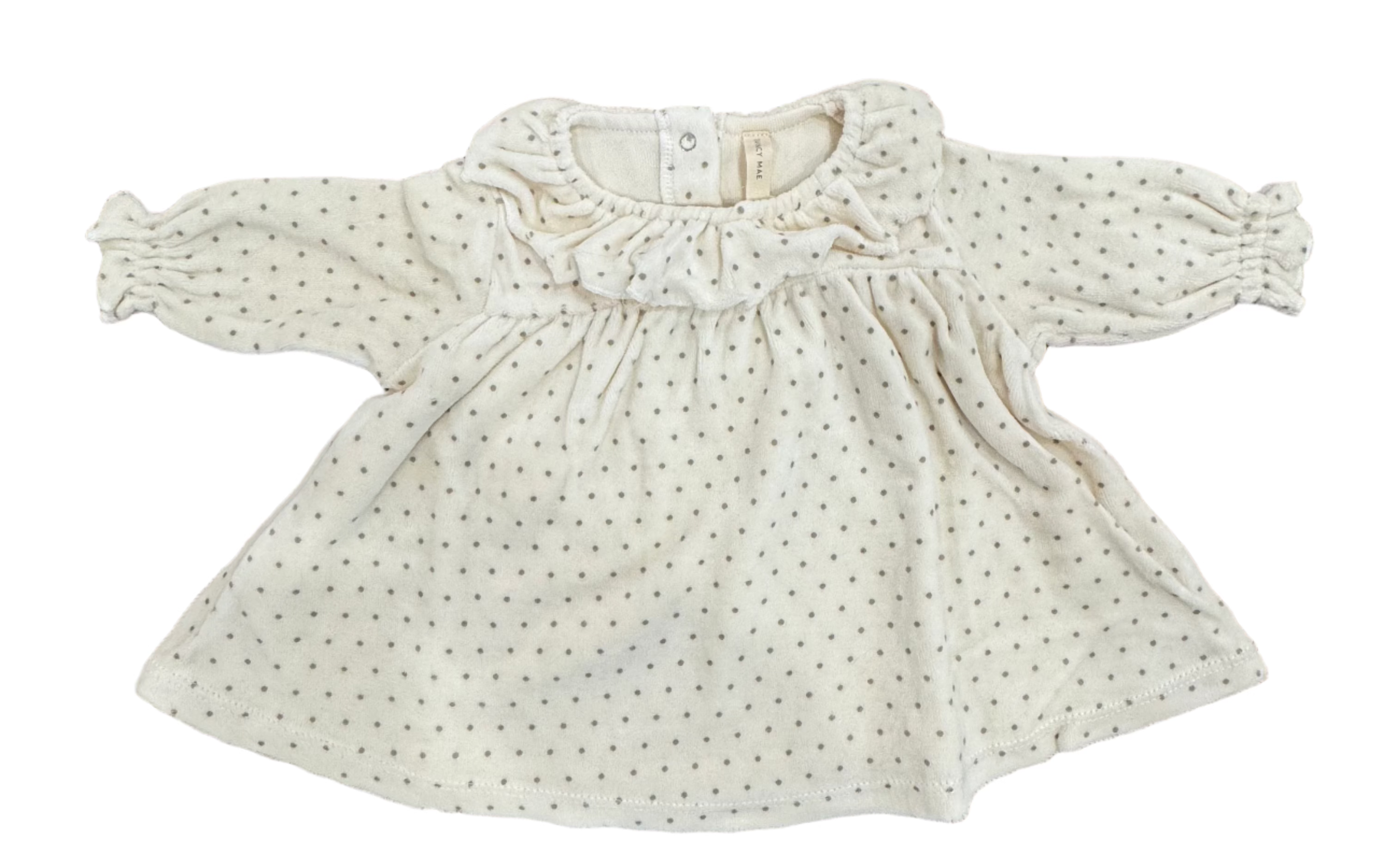 Quincy Mae Velour Baby Dress