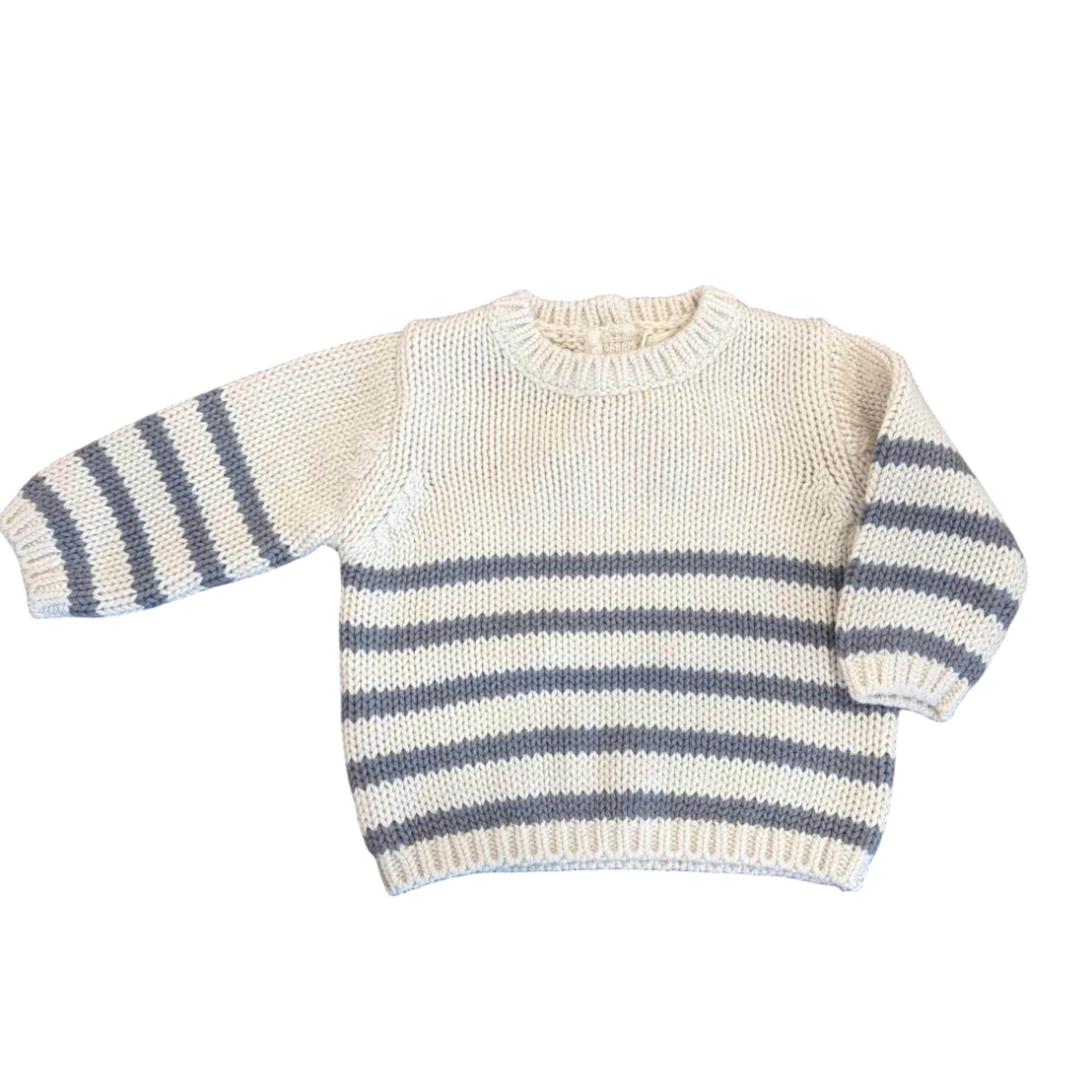 Rex Sweater || Slate Stripe