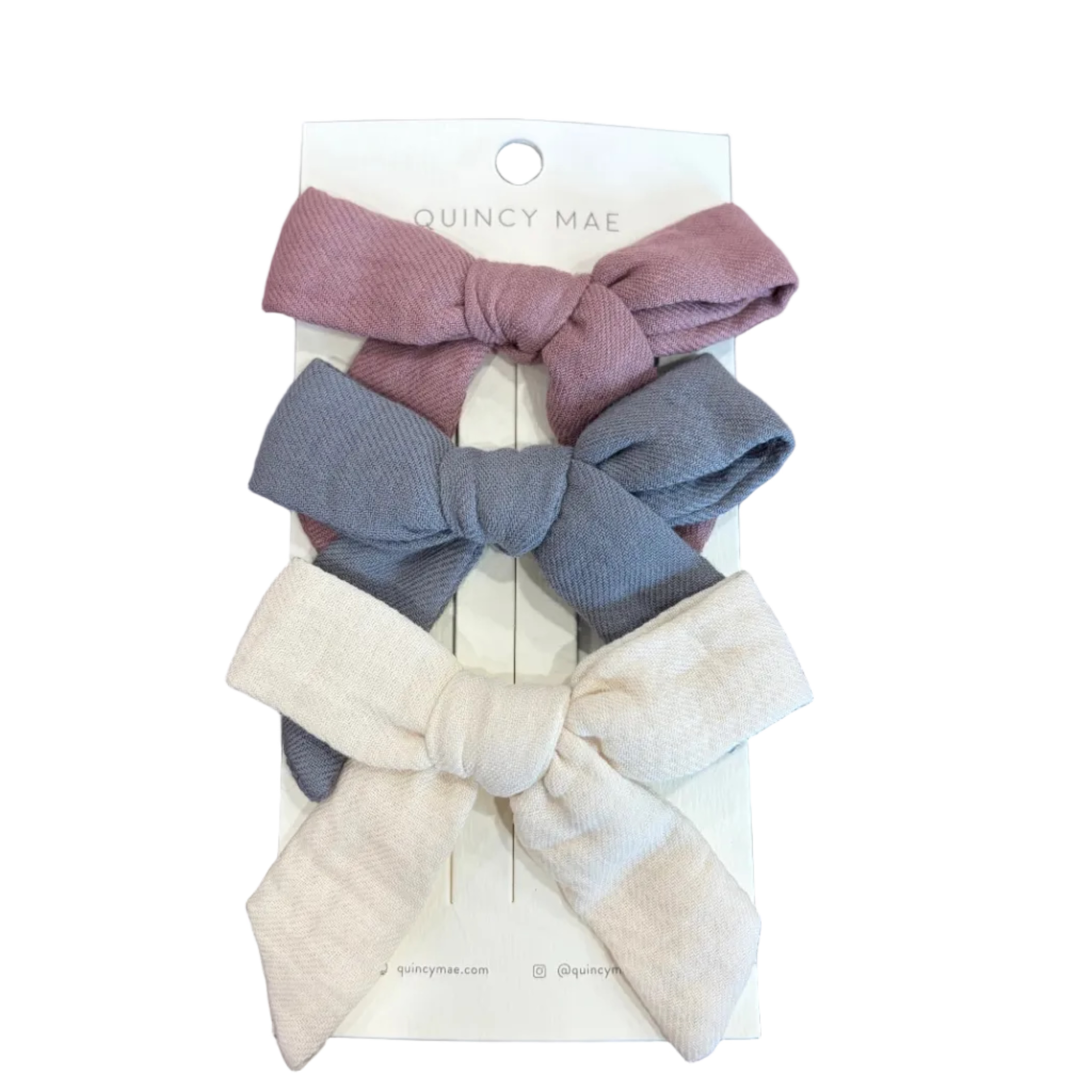 Bow Clip Set of 3