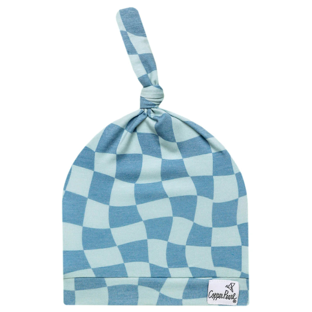 Copper Pearl Top Knot Hat