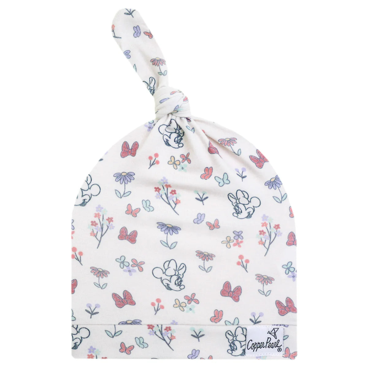 Copper Pearl Top Knot Hat