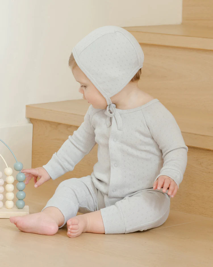 Cloud Pointelle Baby Bonnet