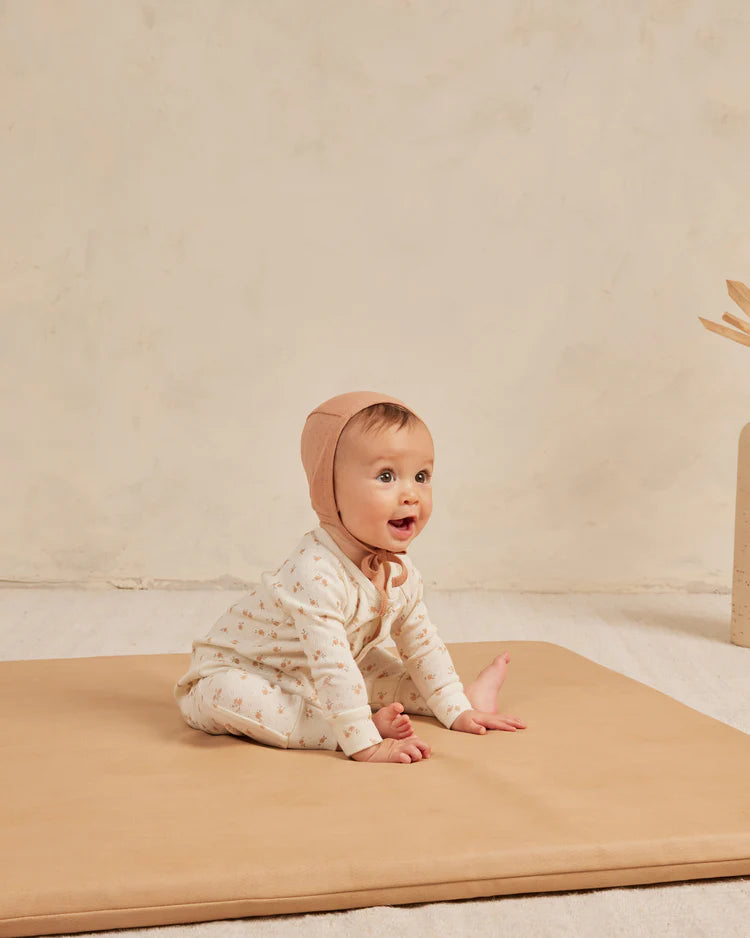 Melon Pointelle Baby Bonnet