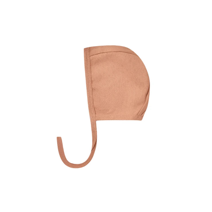 Melon Pointelle Baby Bonnet