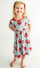 Load image into Gallery viewer, Love Balloons Short Sleeve Twirl Dress