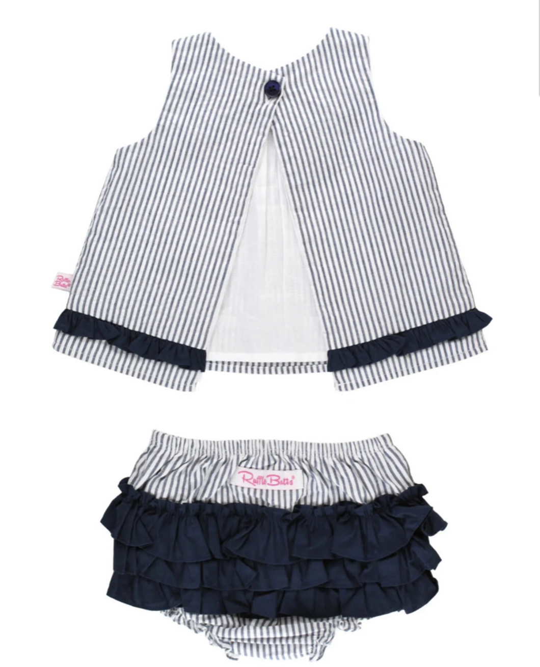 Woven Ruffle Swing Top and Bloomer Set