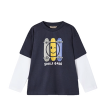 Load image into Gallery viewer, Printed Long Sleeve Skater T-shirt