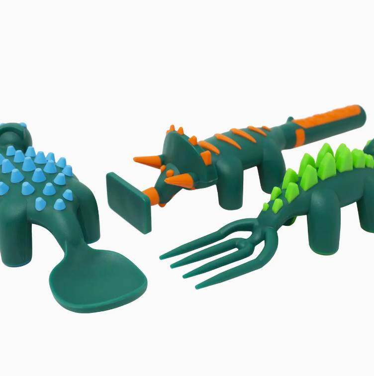 Set of 3 Dino utensils