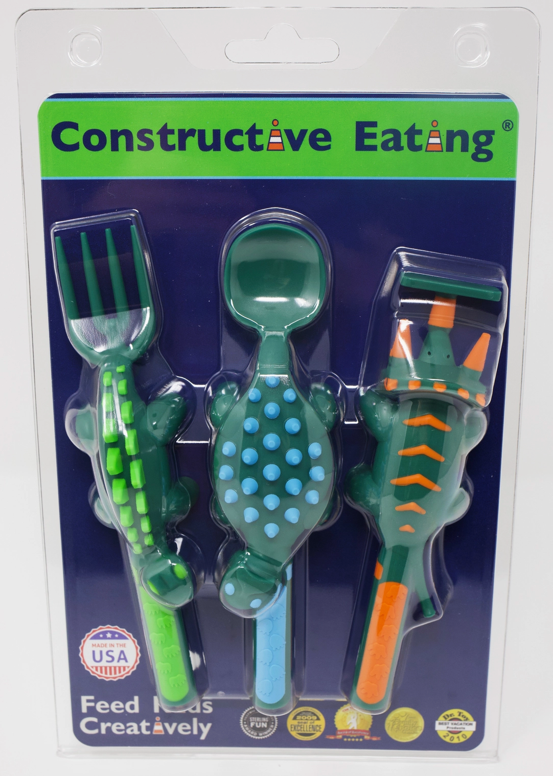 Set of 3 Dino utensils