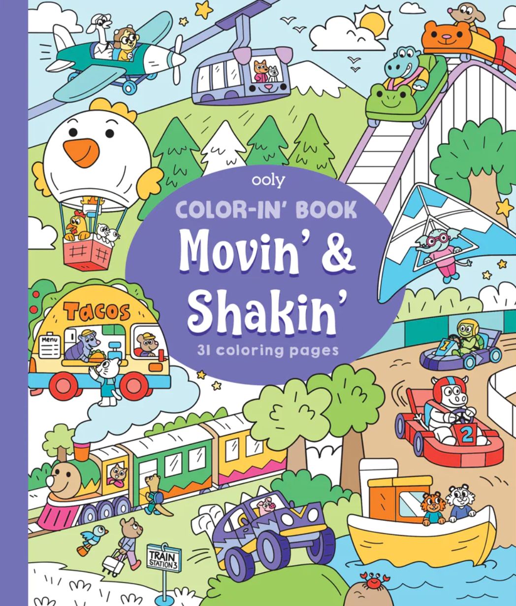 Color-In Book Movin & Shakin