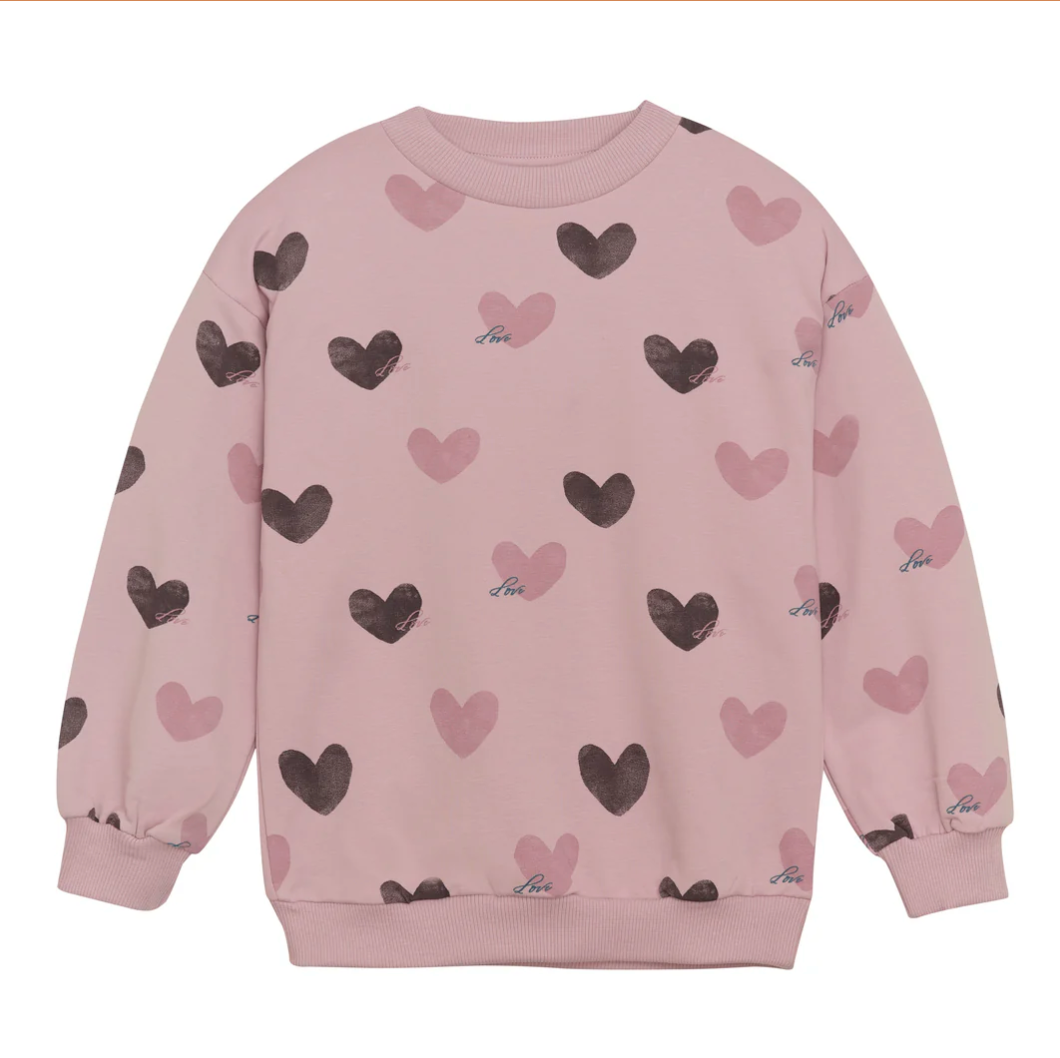 Dawn Pink Heart Sweatshit