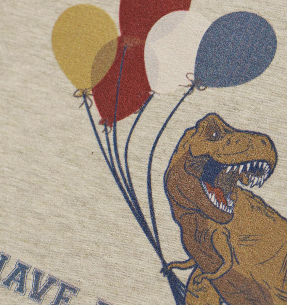 Happy Birthday T-Rex Long Sleeve Shirt