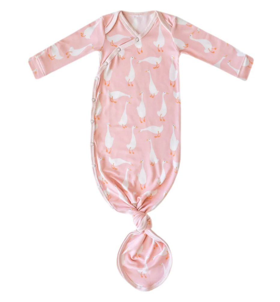Goosie Newborn Knotted Gown